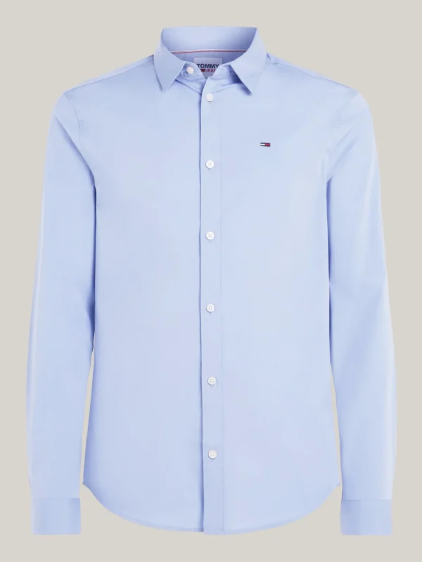 Tommy Hilfiger Slim Fit Hemd mit Stretch LAVENDER LUSTRE Cheap