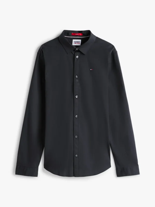 Tommy Hilfiger Slim Fit Hemd mit Stretch TOMMY BLACK Store