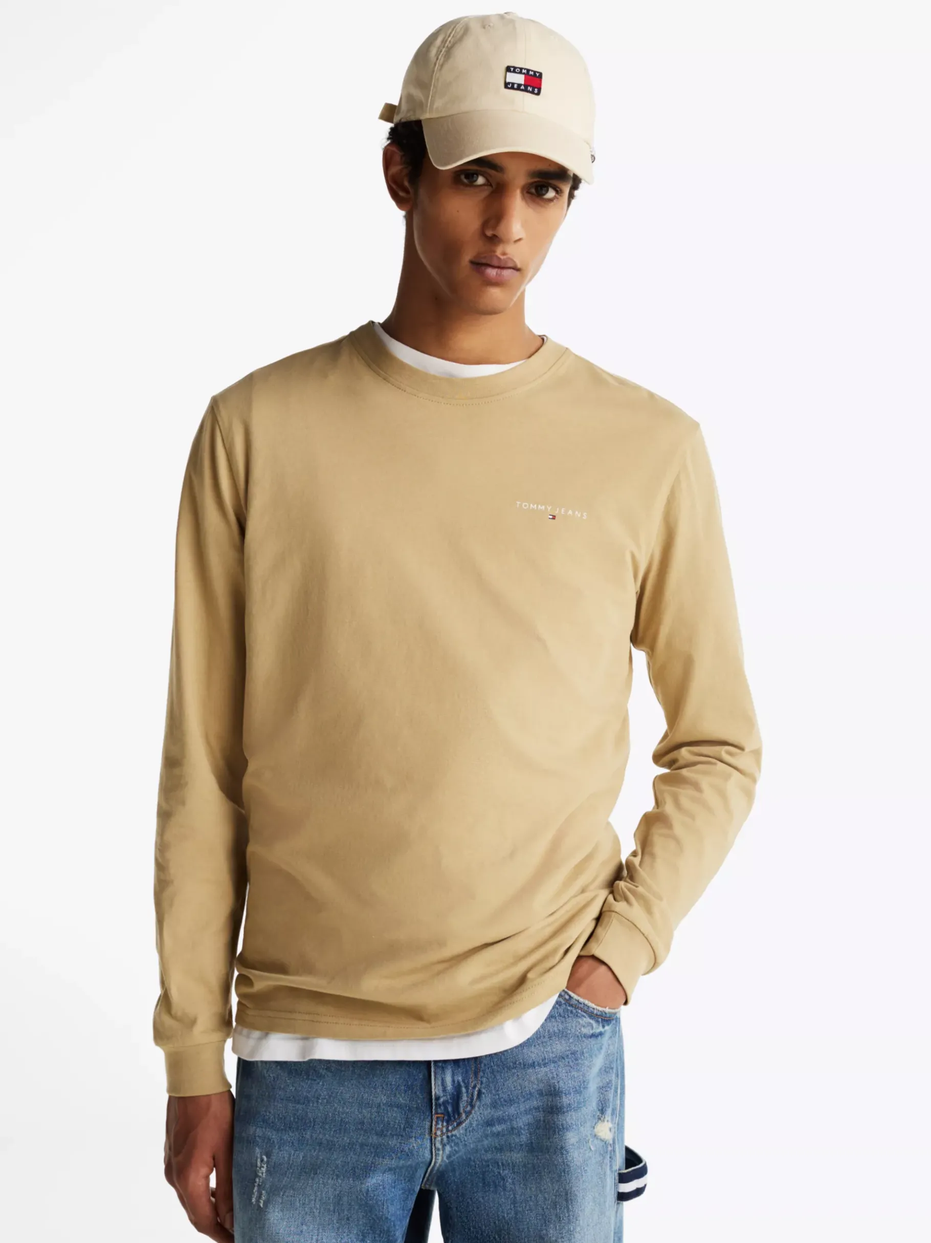Tommy Hilfiger Slim Fit Langarmshirt RELIC TAN Clearance