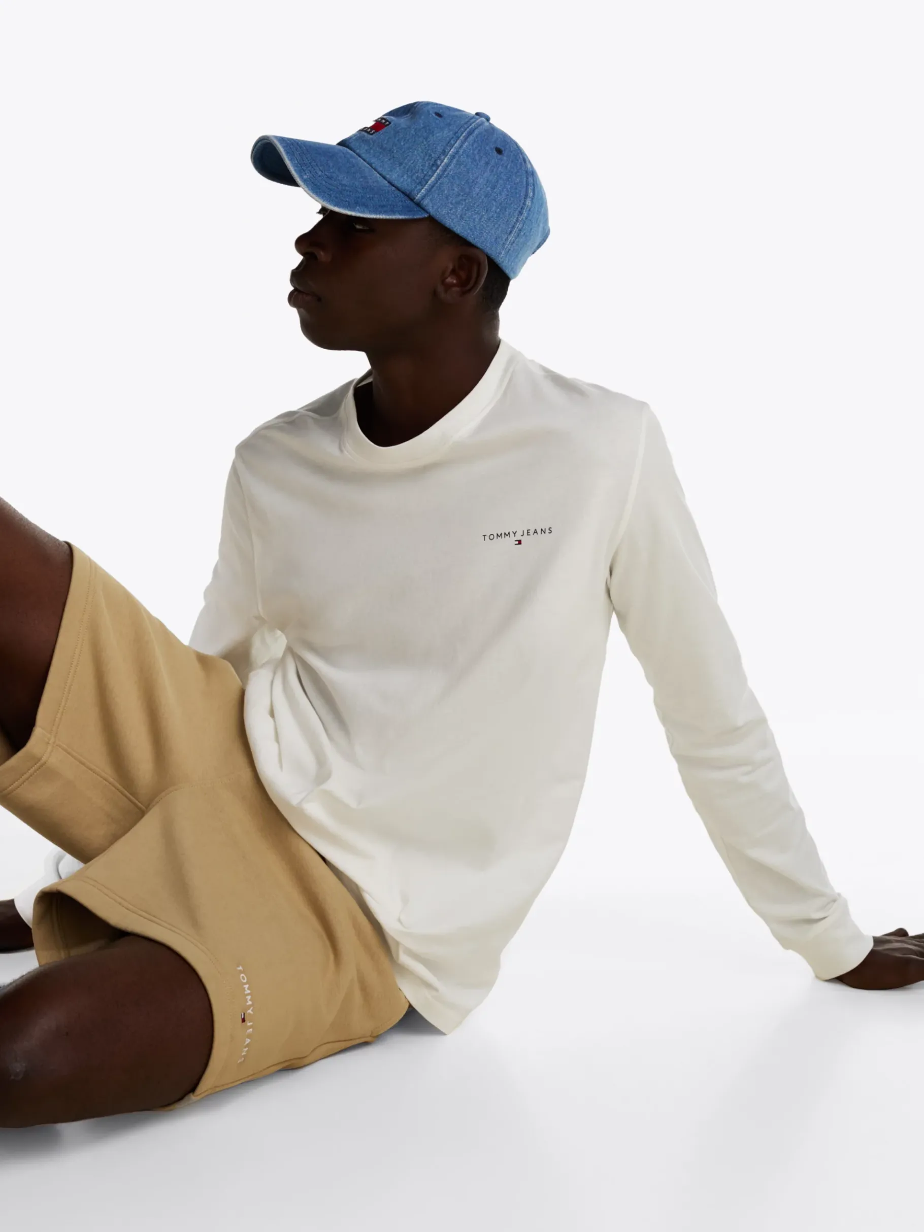 Tommy Hilfiger Slim Fit Langarmshirt ECRU Online