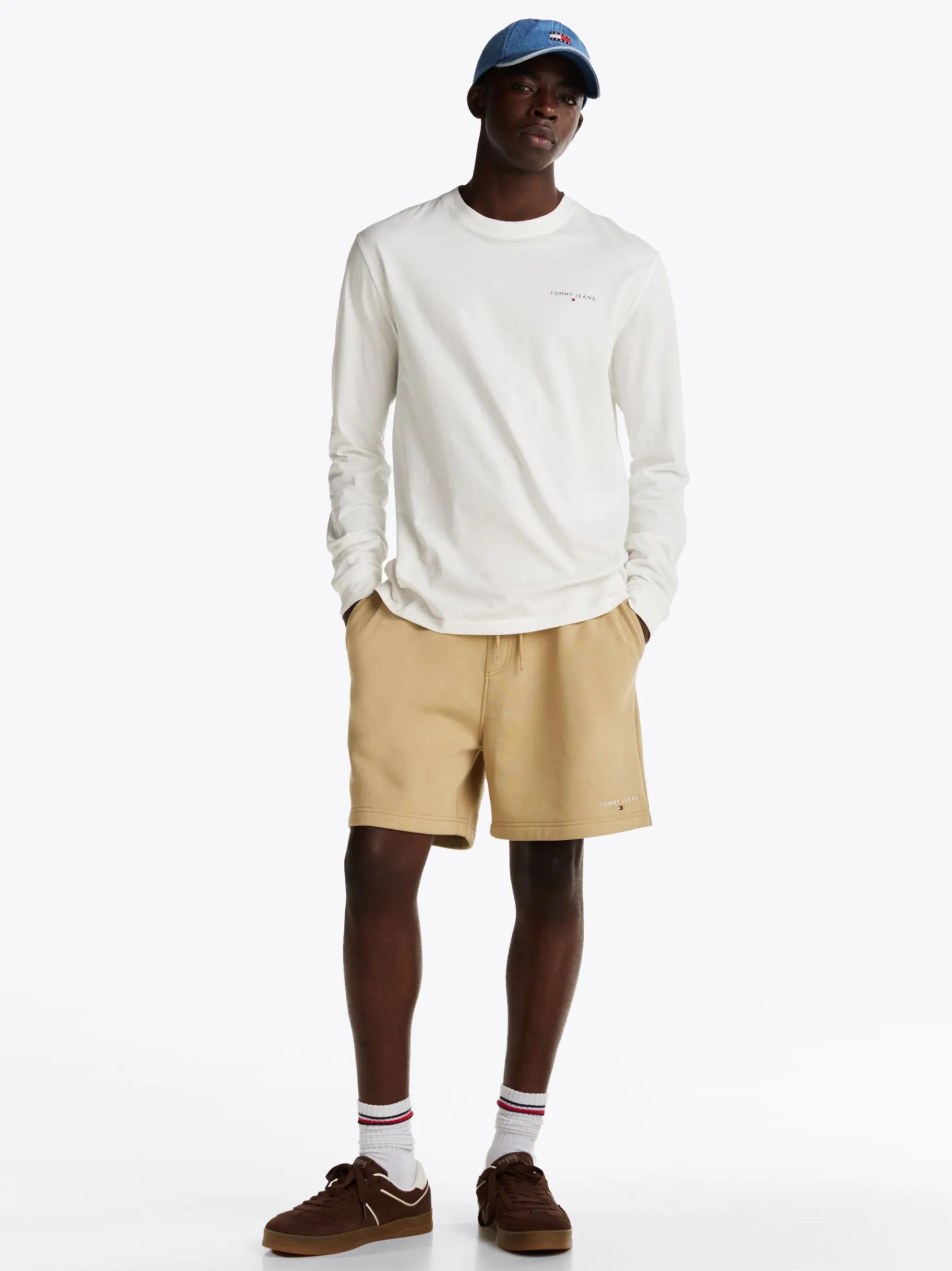 Tommy Hilfiger Slim Fit Langarmshirt ECRU Online