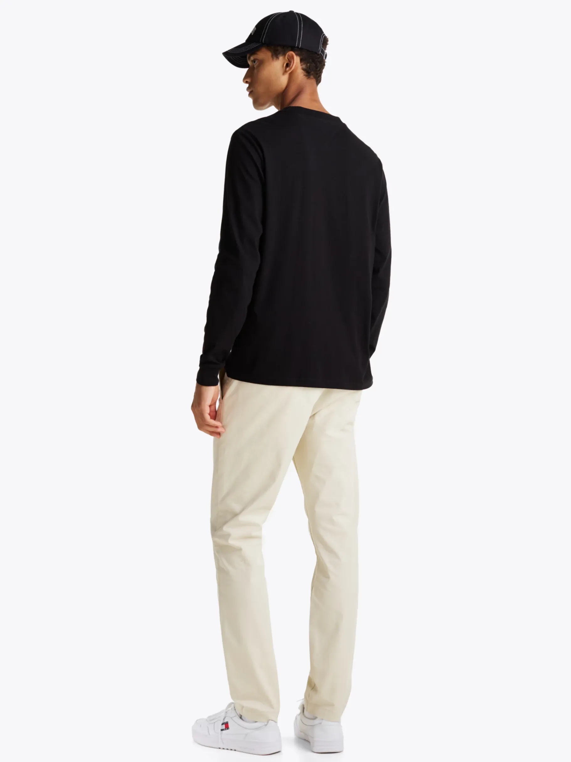 Tommy Hilfiger Slim Fit Langarmshirt BLACK Best Sale