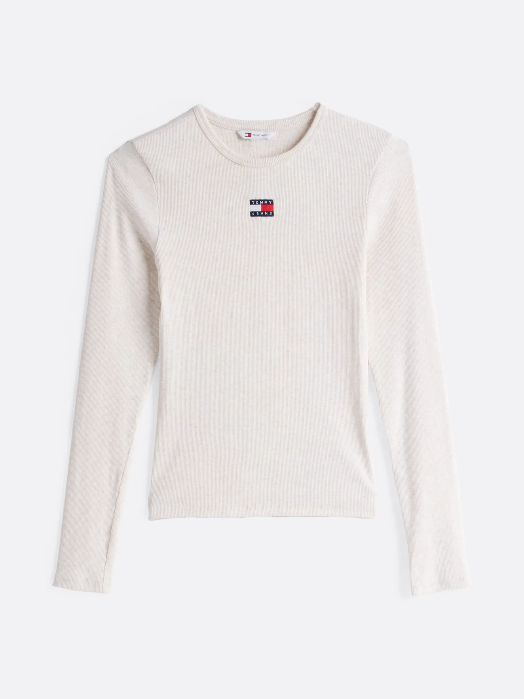 Tommy Hilfiger Slim Fit Langarmshirt OAT MARL HTR Outlet