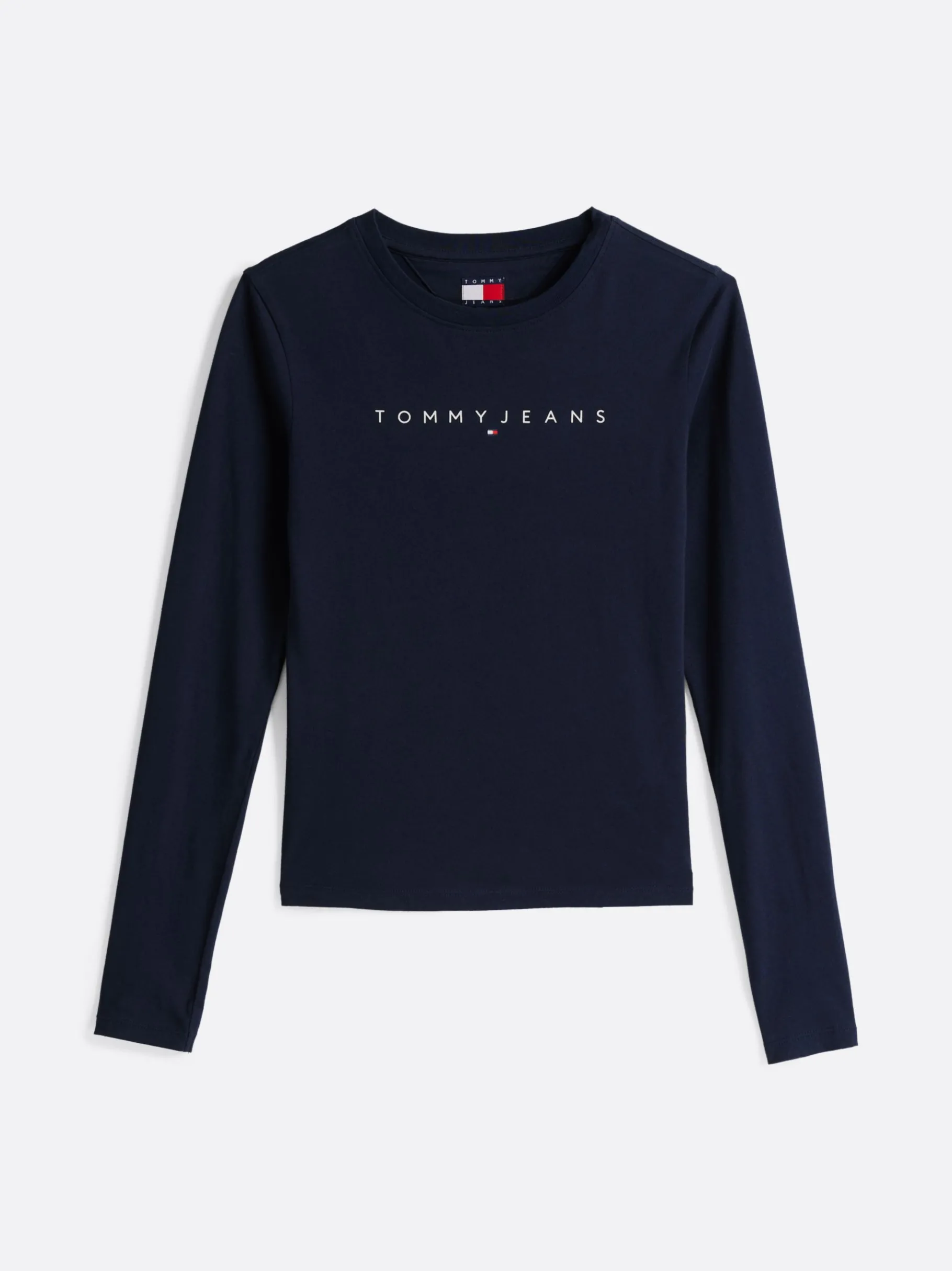 Tommy Hilfiger Slim Fit Langarmshirt mit Logo DARK NIGHT NAVY New