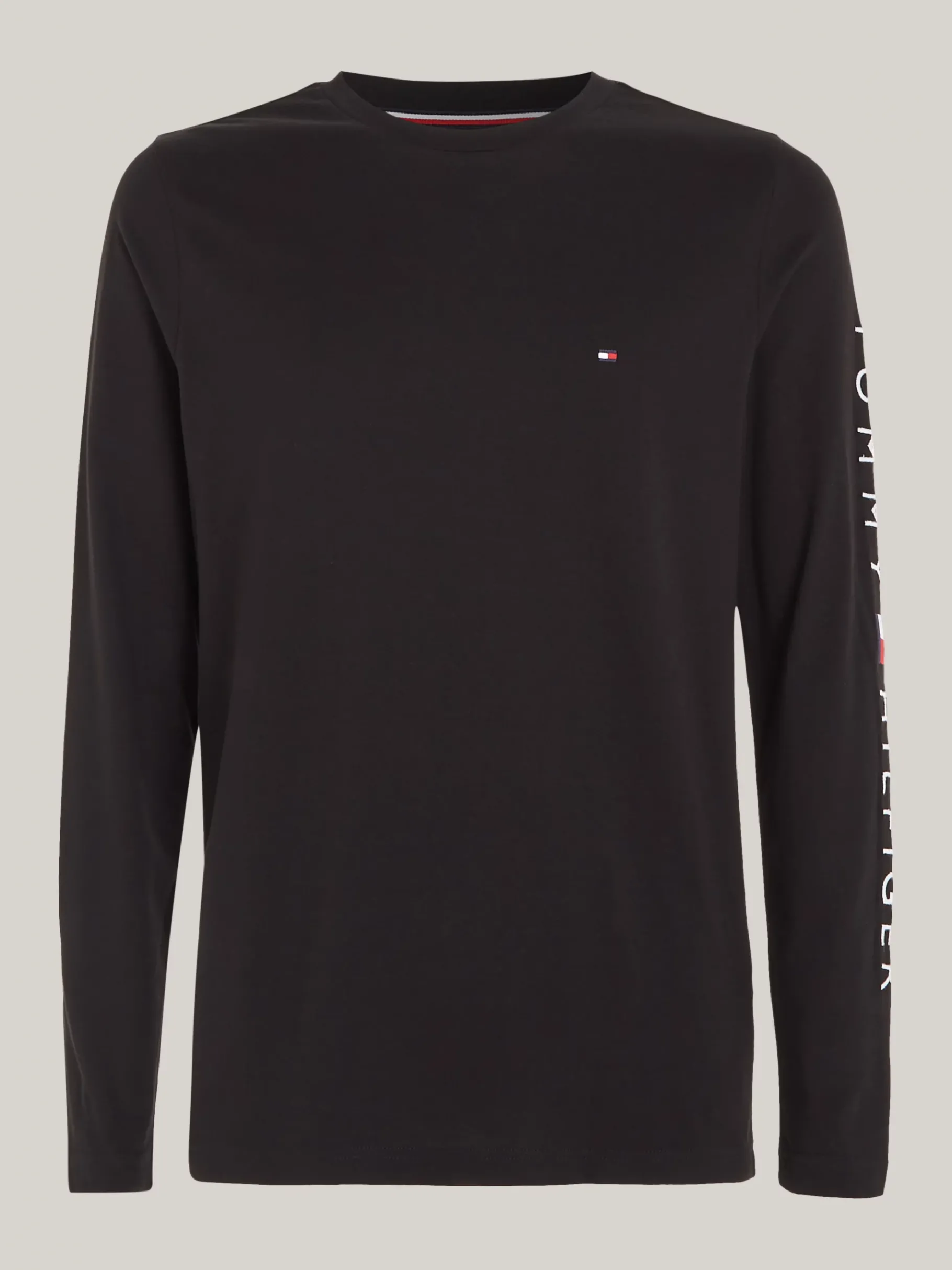 Tommy Hilfiger Slim Fit Langarmshirt mit Logo BLACK Fashion