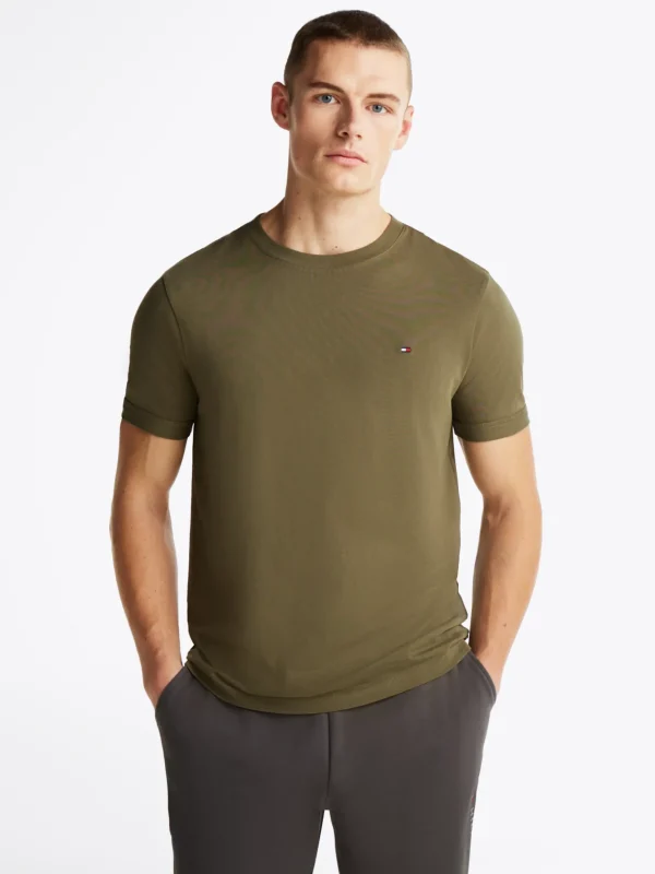 Tommy Hilfiger Slim Fit Lounge-T-Shirt UTILITY OLIVE Clearance