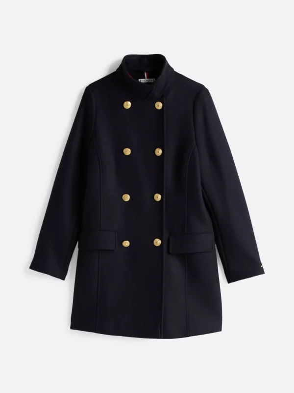 Tommy Hilfiger Slim Fit Mantel mit Kaschmir DESERT SKY Discount