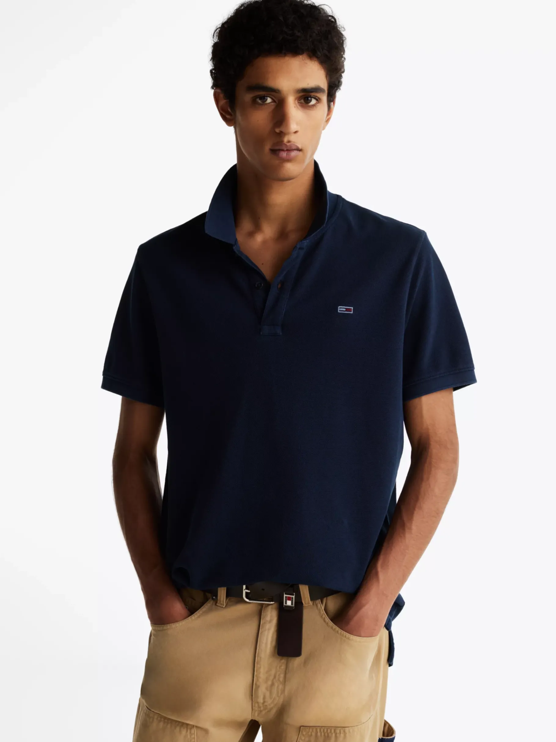 Tommy Hilfiger Slim Fit Poloshirt DARK NIGHT NAVY Outlet