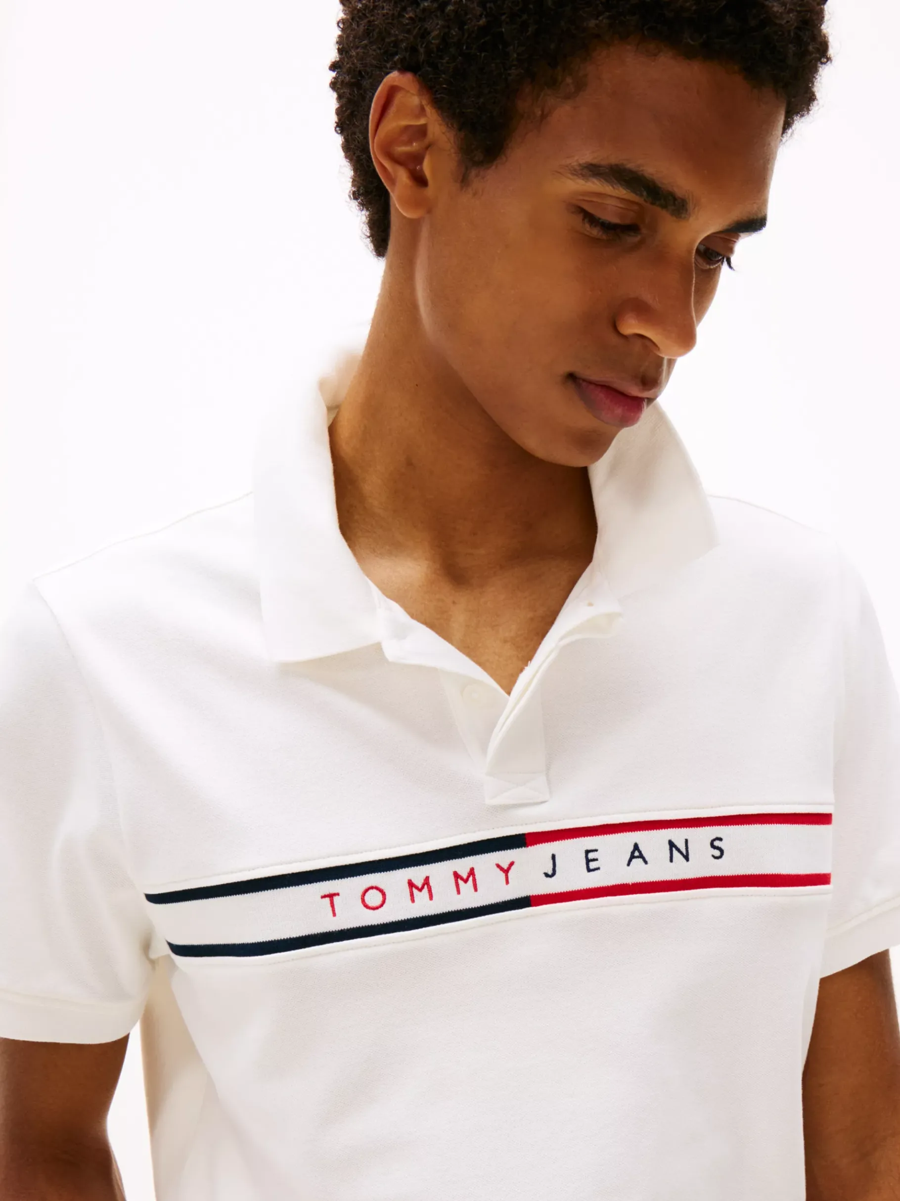 Tommy Hilfiger Slim Fit Poloshirt ECRU Discount