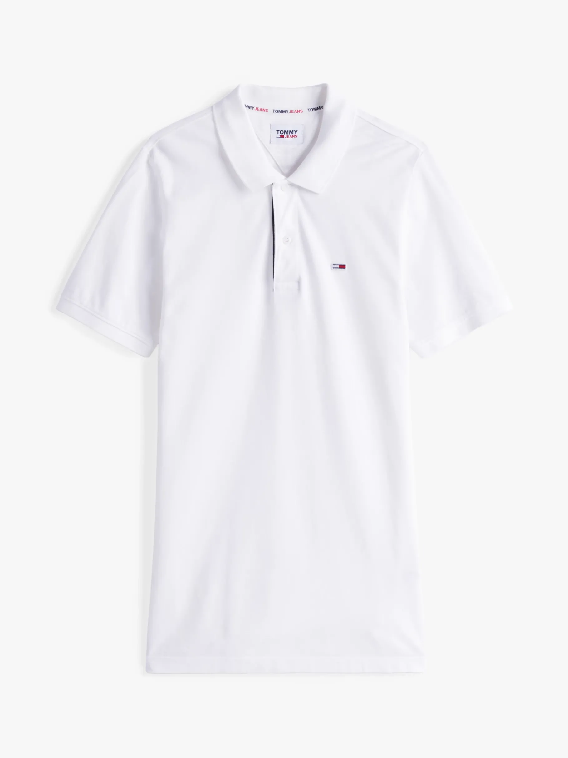 Tommy Hilfiger Slim Fit Poloshirt aus reiner reiner Baumwolle WHITE Sale