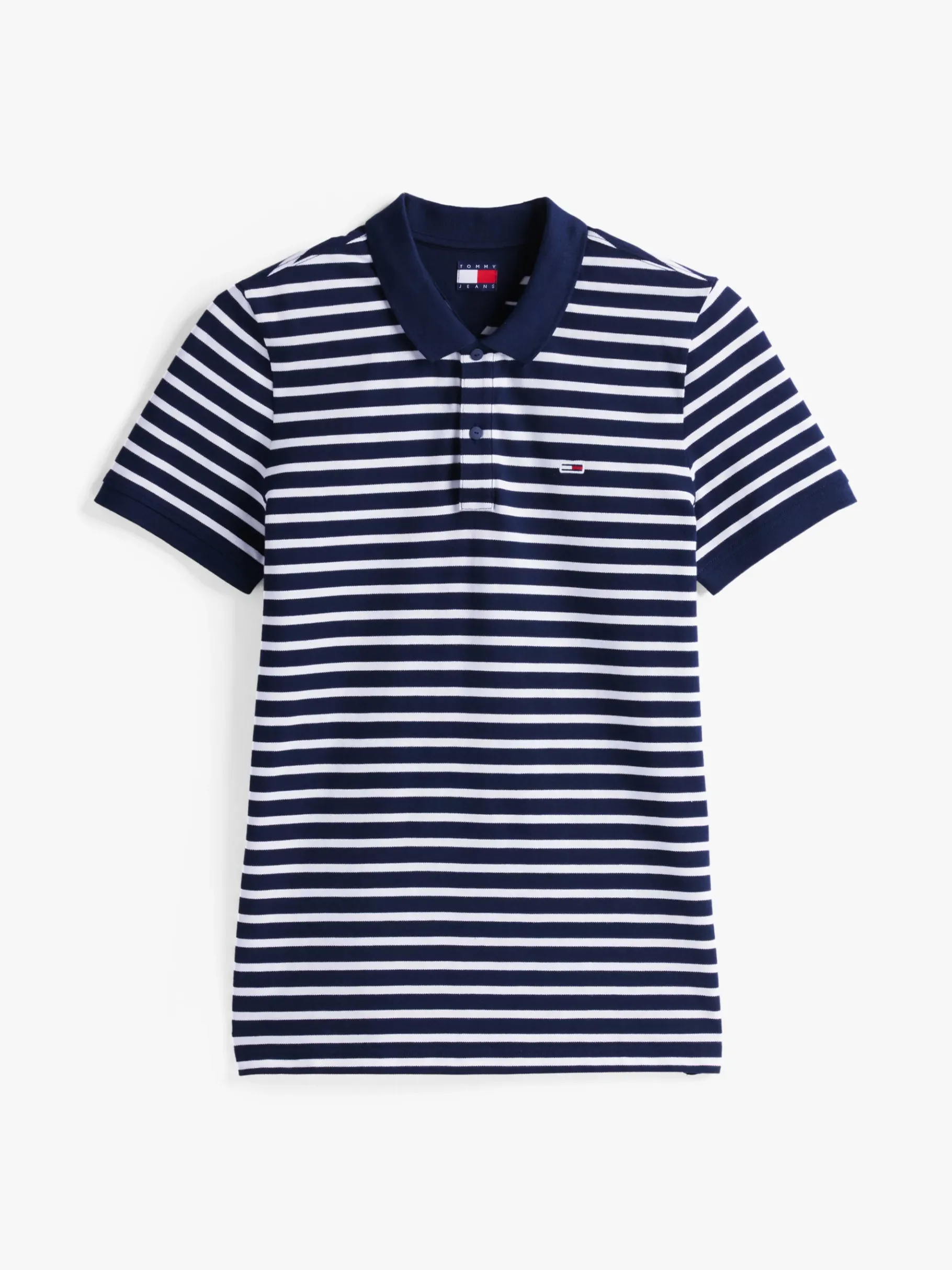 Tommy Hilfiger Slim Fit Poloshirt mit Flag-Patch DARK NIGHT NAVY / ECRU Hot