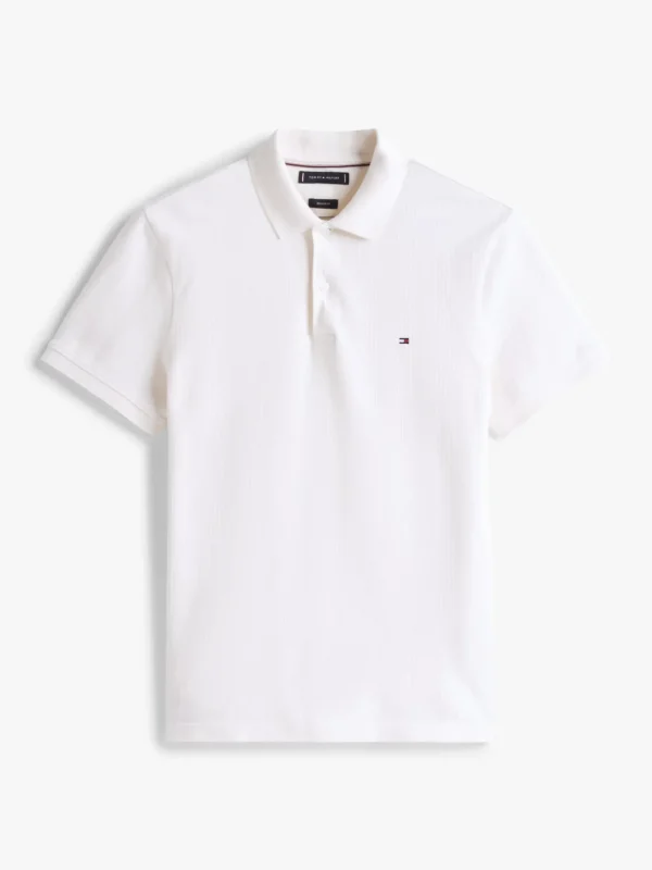 Tommy Hilfiger Slim Fit Poloshirt mit Tommy-Bündchen WHITE Shop