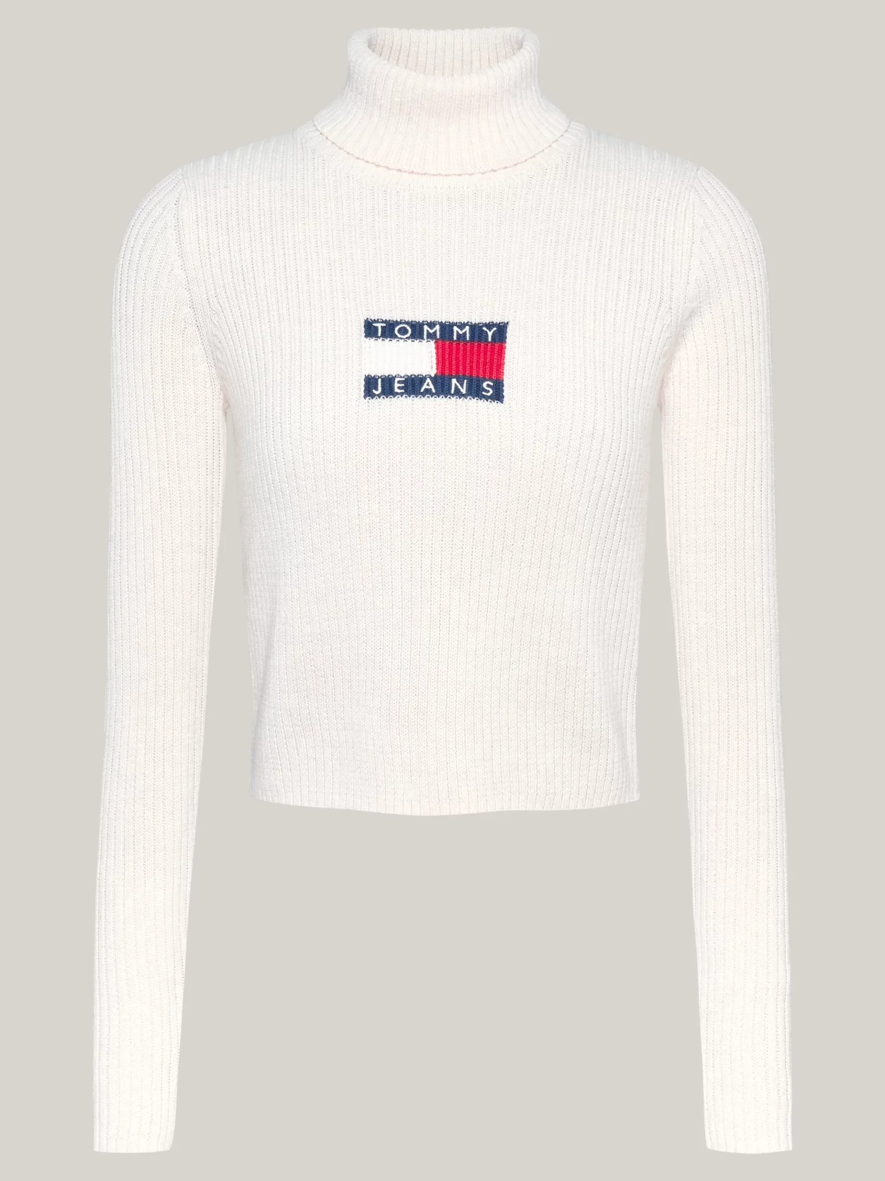 Tommy Hilfiger Slim Fit Rollkragenpullover mit Wolle ANCIENT WHITE MELANGE Shop