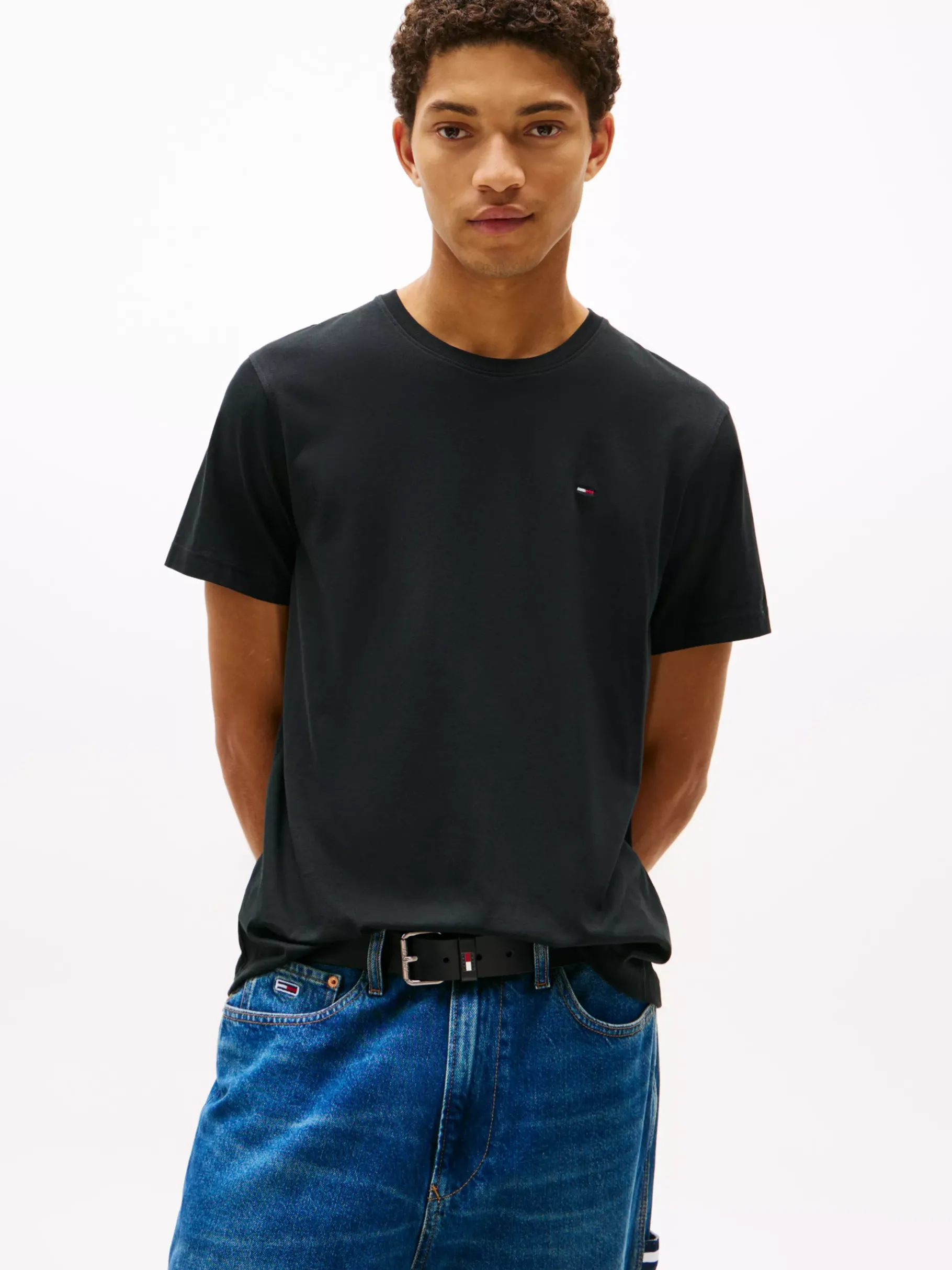 Tommy Hilfiger Slim Fit T-Shirt TOMMY BLACK New