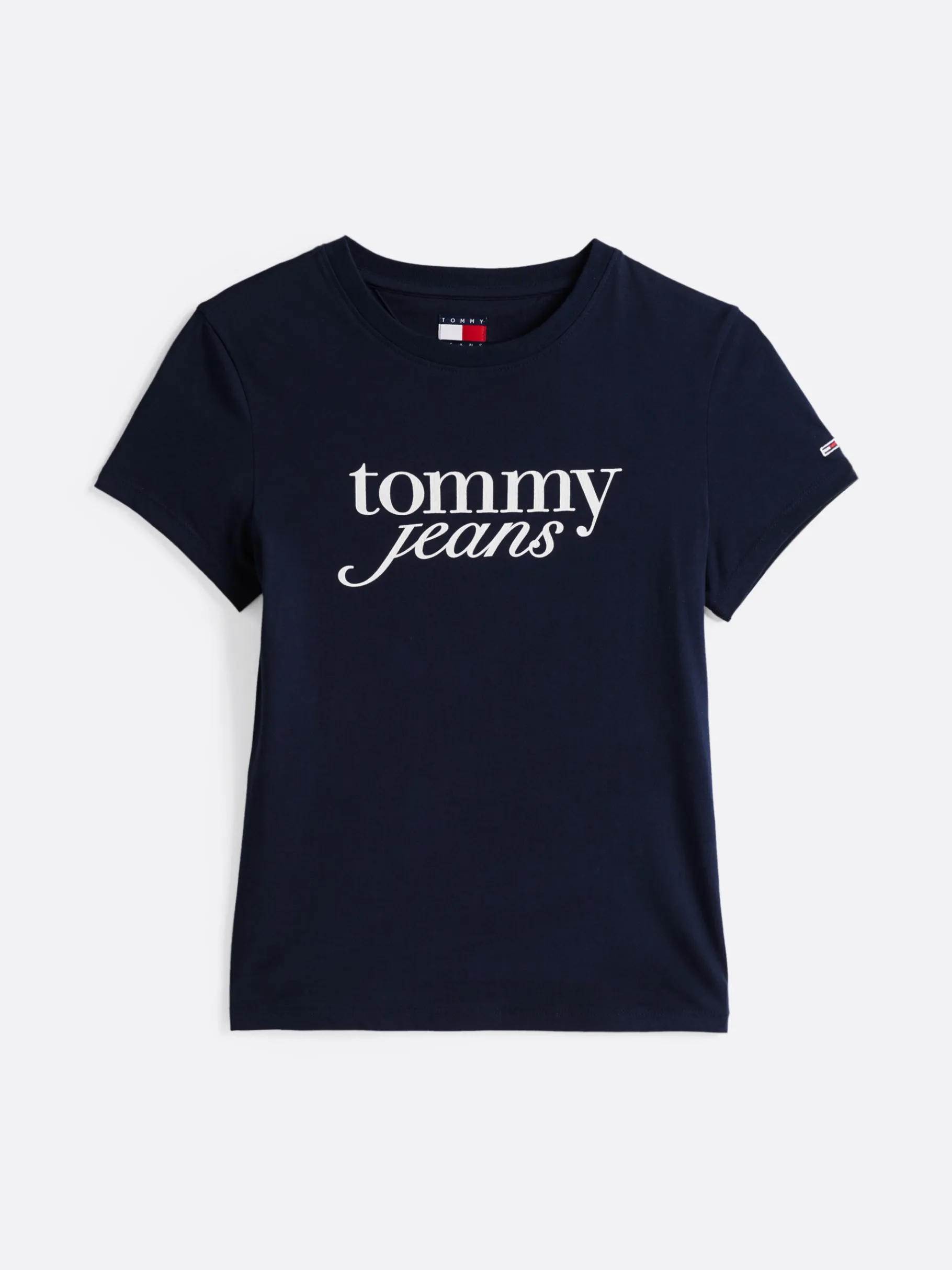 Tommy Hilfiger Slim Fit T-Shirt mit Logo DARK NIGHT NAVY Discount