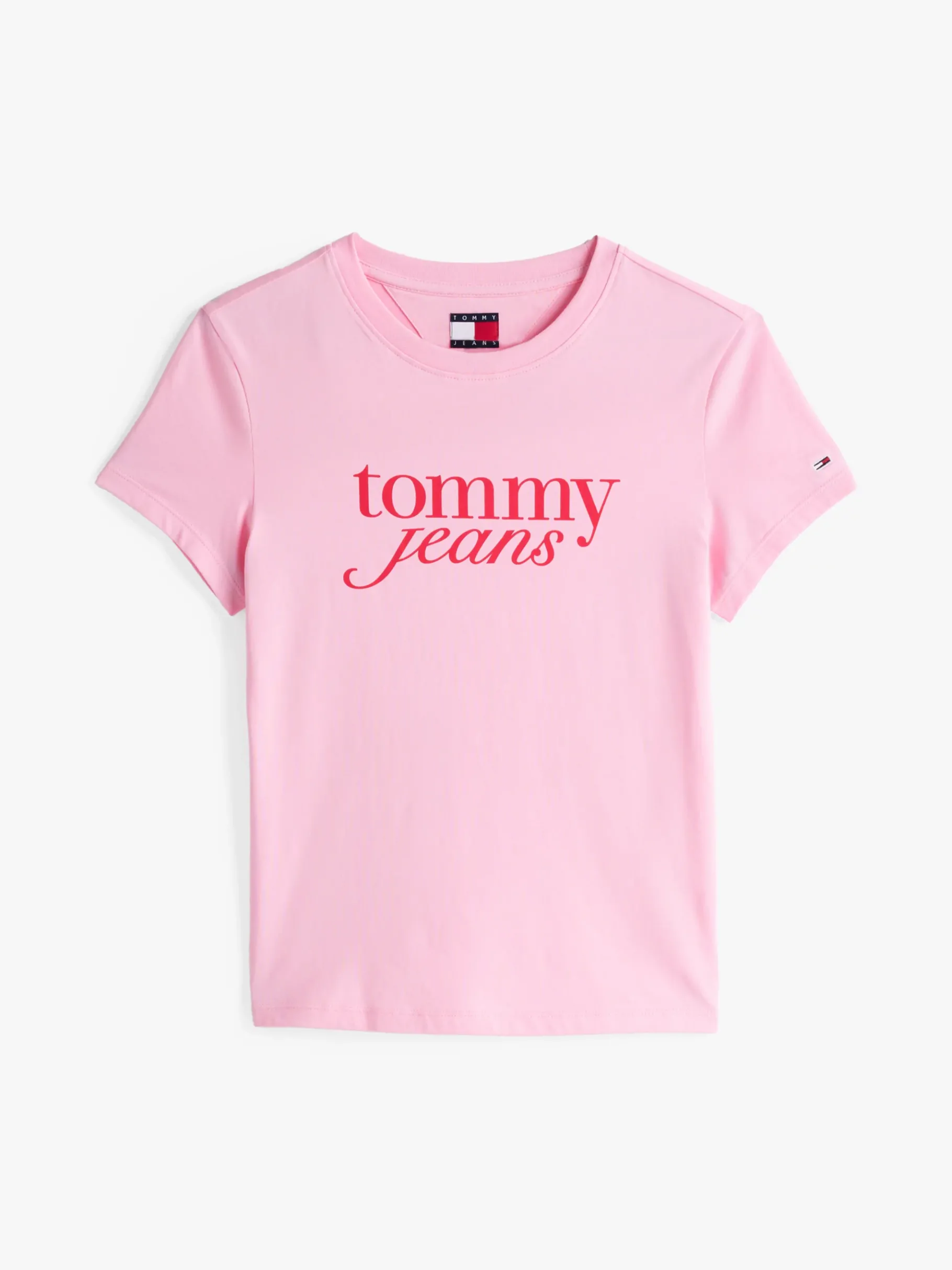 Tommy Hilfiger Slim Fit T-Shirt mit Logo PINK SUGAR Store