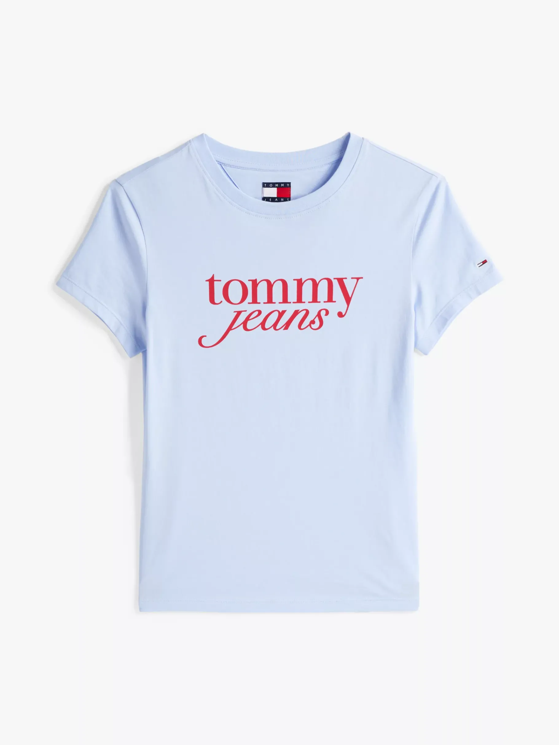 Tommy Hilfiger Slim Fit T-Shirt mit Logo SWEET BLUE Fashion