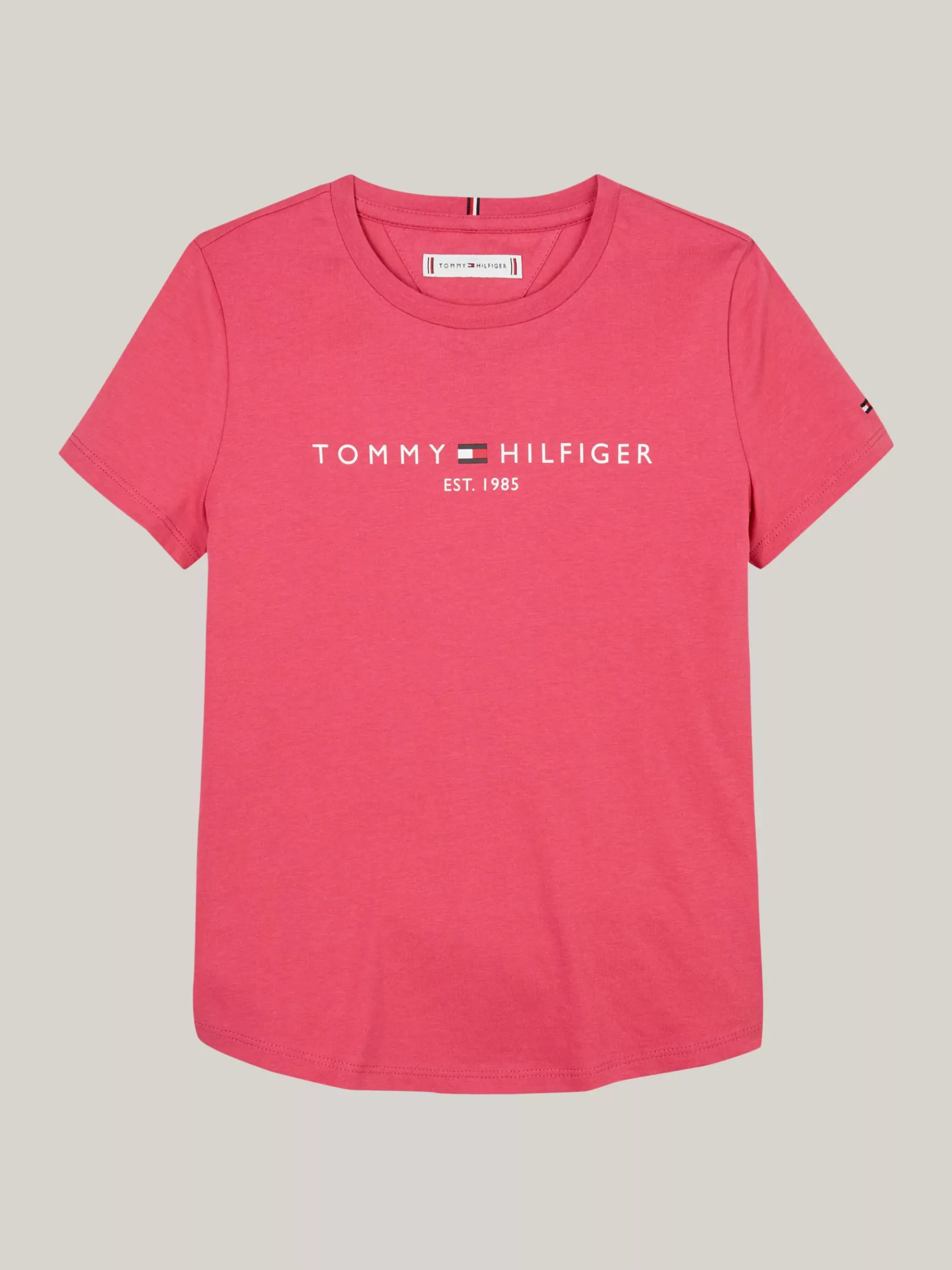 Tommy Hilfiger Slim Fit T-Shirt mit Logo HERITAGE PINK Outlet
