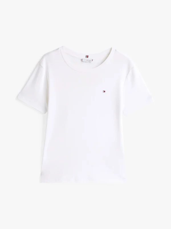 Tommy Hilfiger Slim Fit T-Shirt mit Rundhalsausschnitt ECRU Best