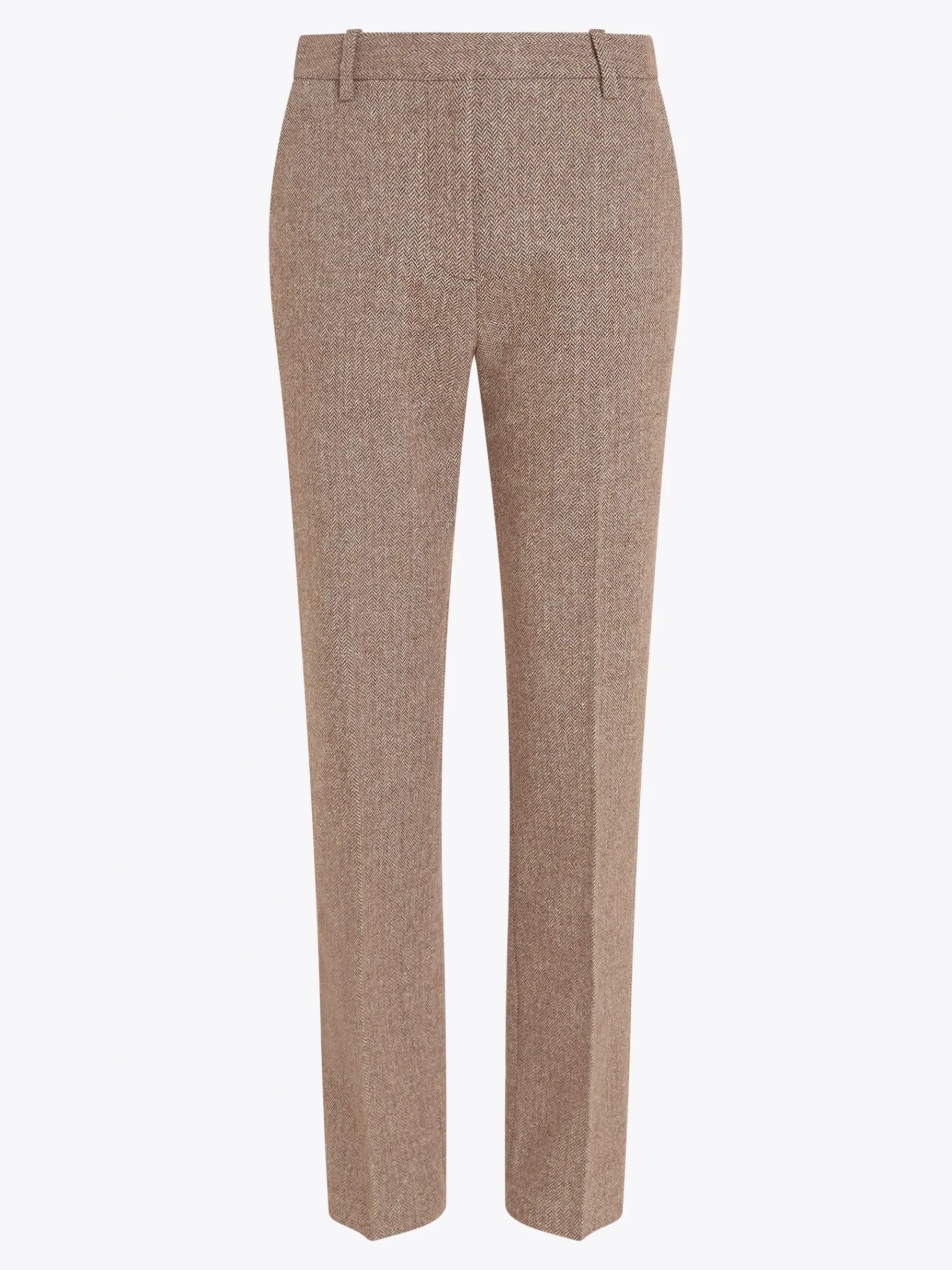 Tommy Hilfiger Slim Straight Leg Fit Hose mit Fischgrätmuster BROWN HERRINGBONE Cheap