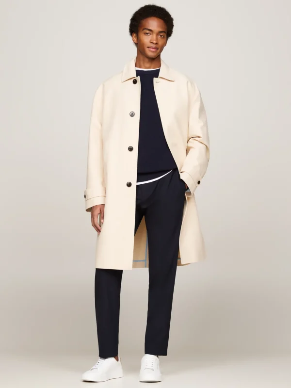 Tommy Hilfiger Smart Casual Car Coat CLASSIC BEIGE Cheap