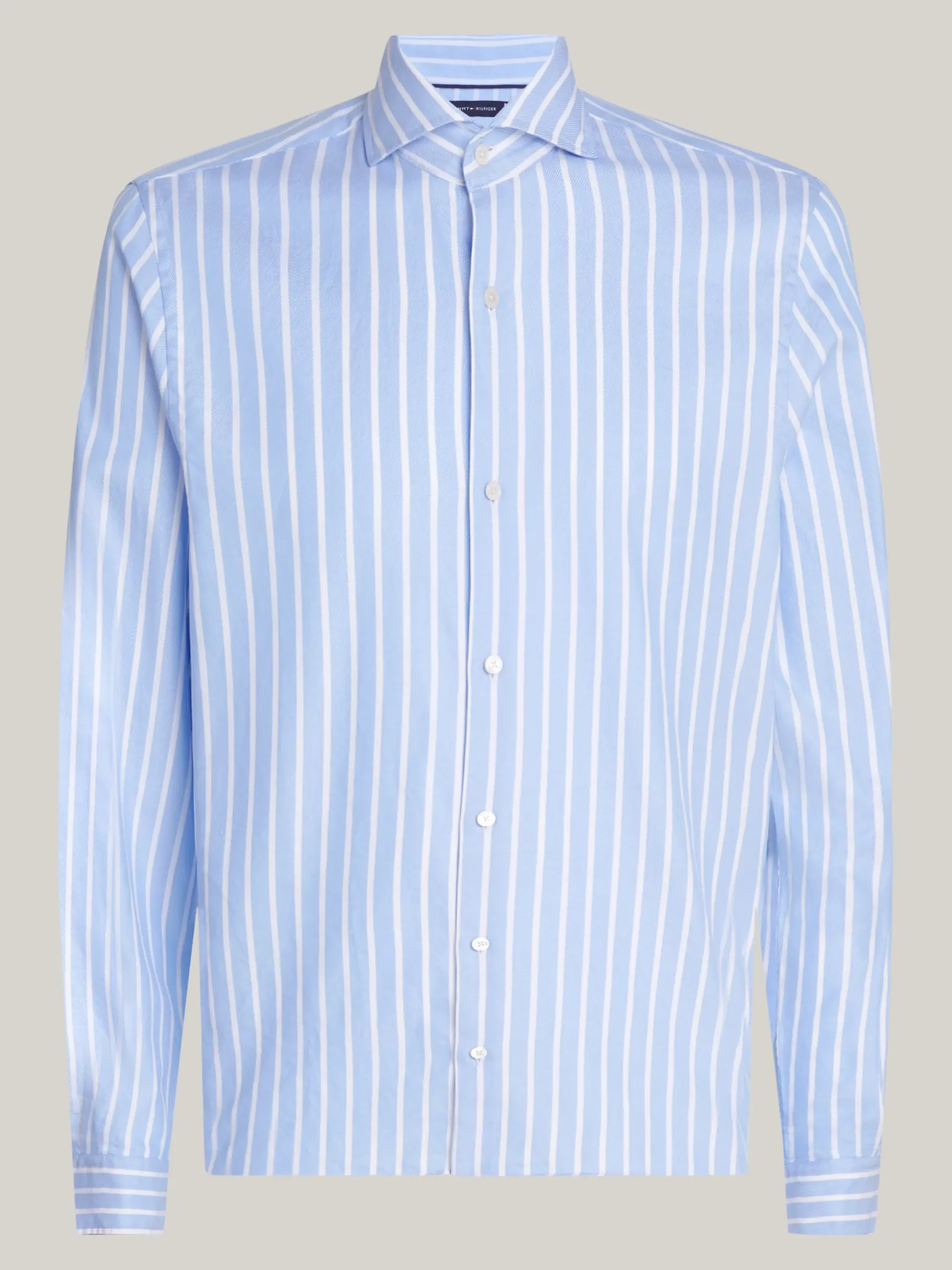 Tommy Hilfiger Smart Casual gestreiftes Slim Fit Hemd BLUE / WHITE Best Sale