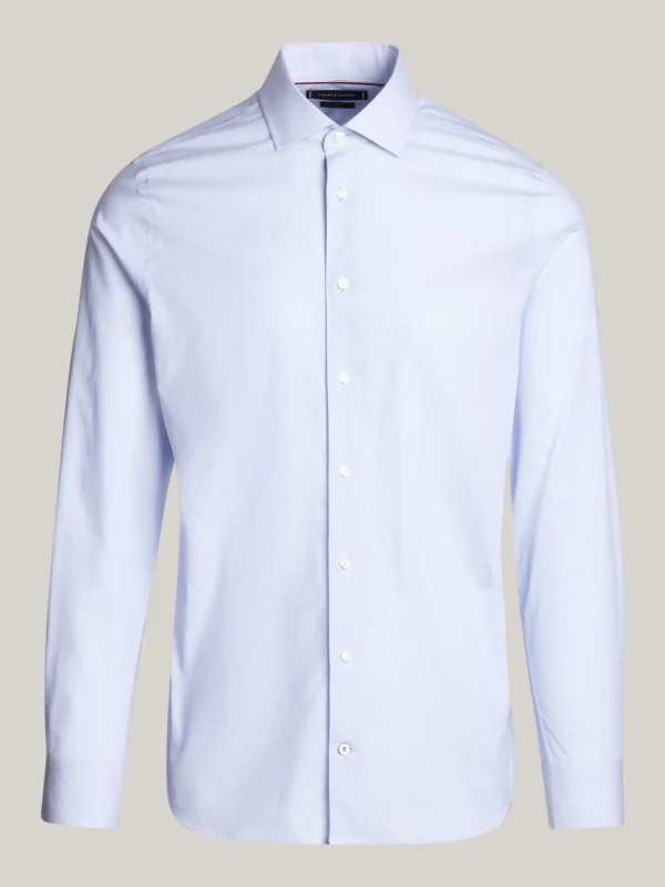 Tommy Hilfiger Smart Casual gestreiftes Slim Fit Hemd TH CLASSIC BLUE STRIPE Best