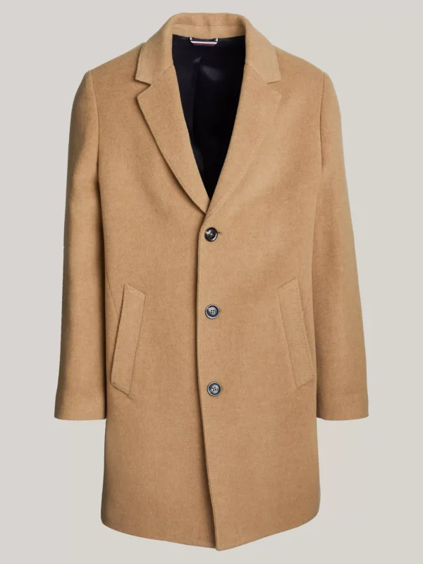 Tommy Hilfiger Smart Casual Mantel mit hohem Wollanteil HICKORY Cheap