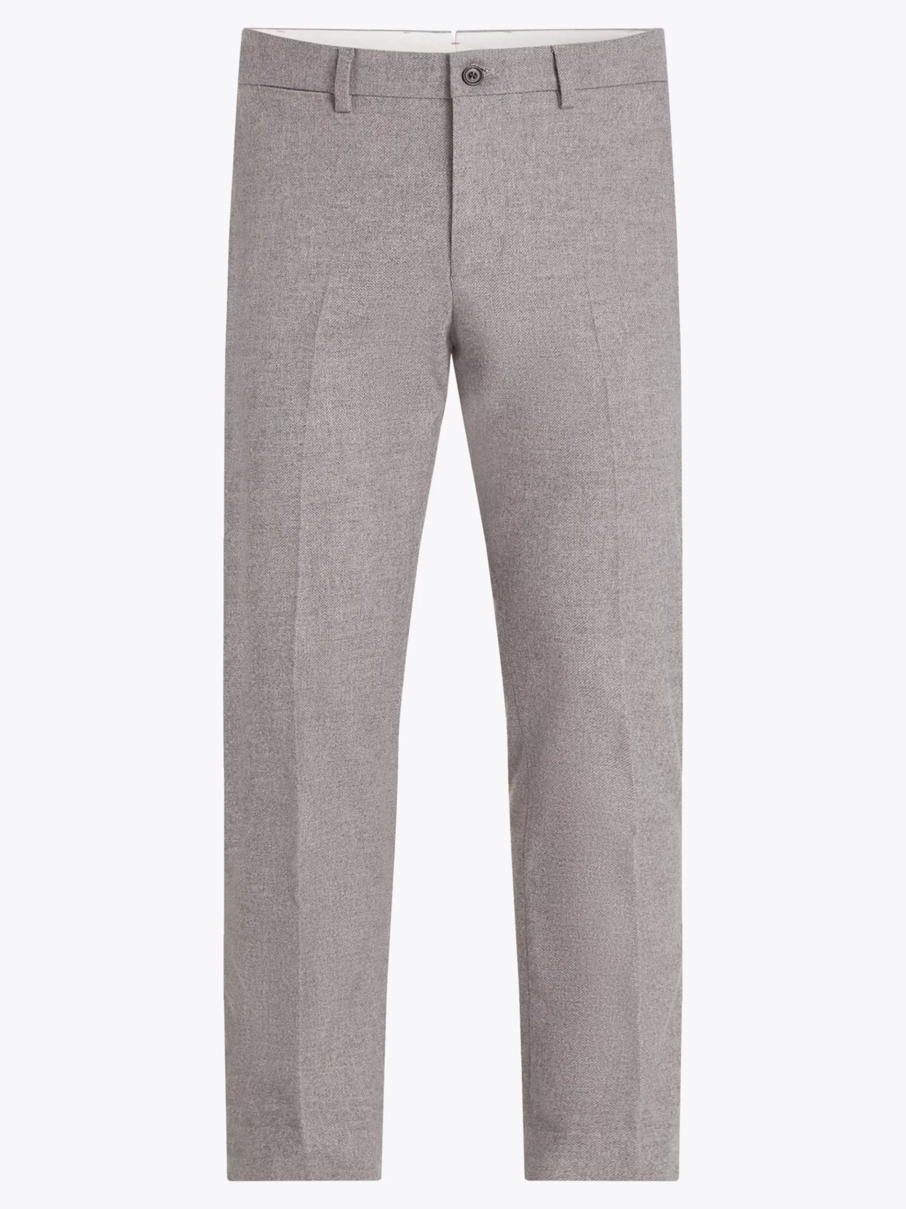 Tommy Hilfiger Smart Casual melierte Straight Fit Hose MEDIUM GREY HEATHER Best