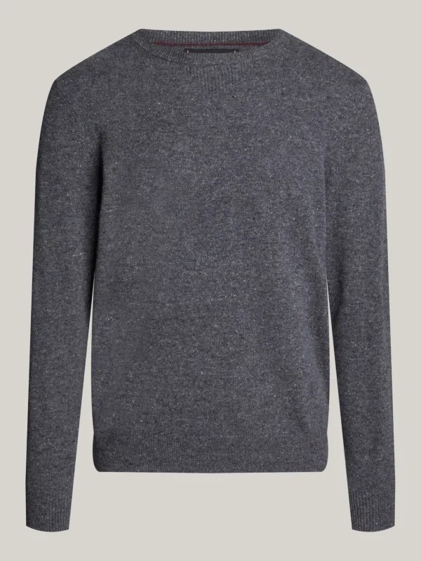 Tommy Hilfiger Smart Casual Pullover aus Kaschmir GREY DONEGAL Flash Sale