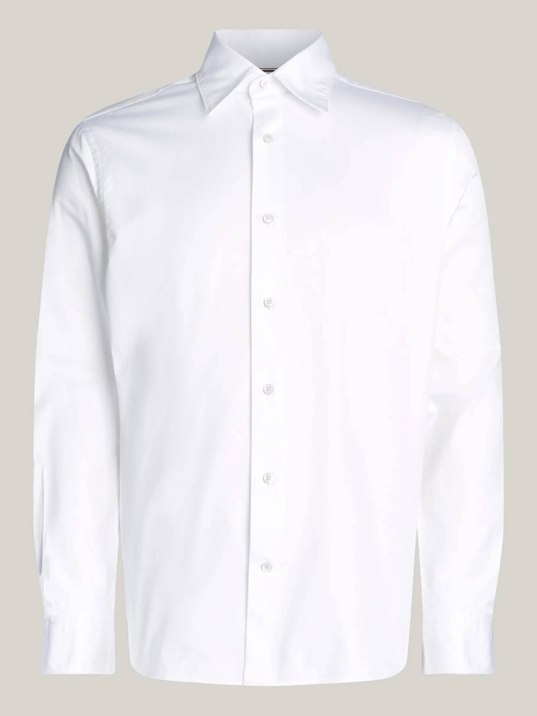 Tommy Hilfiger Smart Casual Regular Fit Hemd aus Twill OPTIC WHITE Shop
