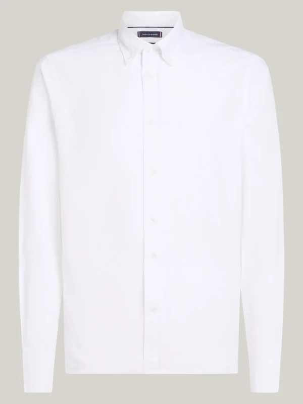 Tommy Hilfiger Smart Casual Regular Fit Oxford-Hemd OPTIC WHITE Best Sale