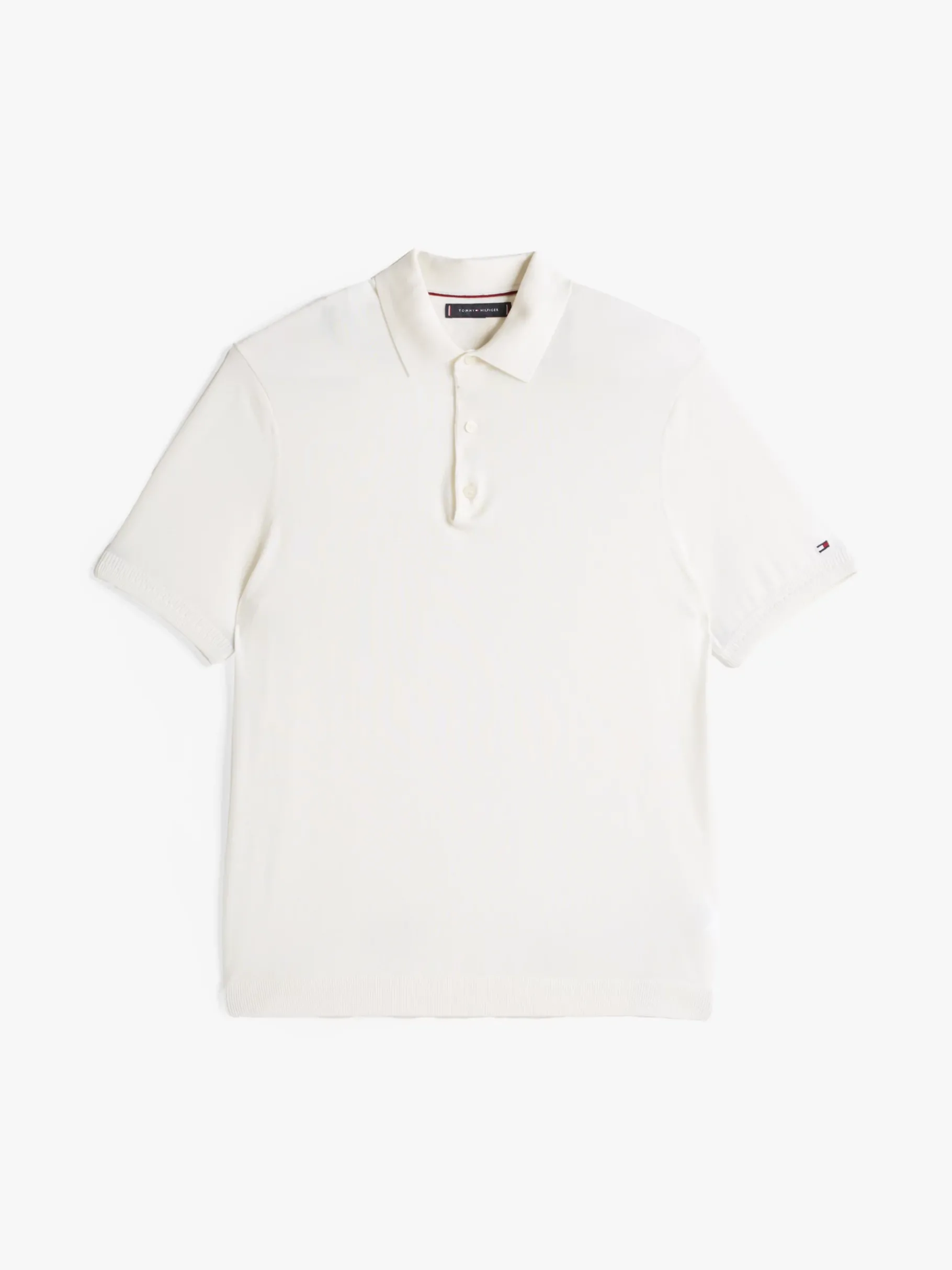 Tommy Hilfiger Smart Casual Regular Fit Poloshirt IVORY PETAL Flash Sale