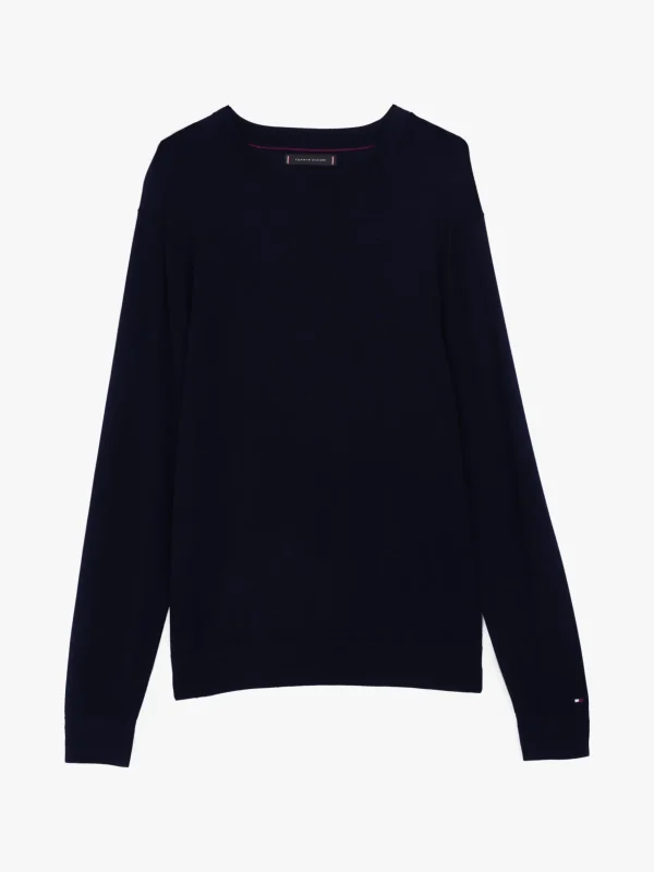 Tommy Hilfiger Smart Casual Rundhalspullover DESERT SKY Clearance