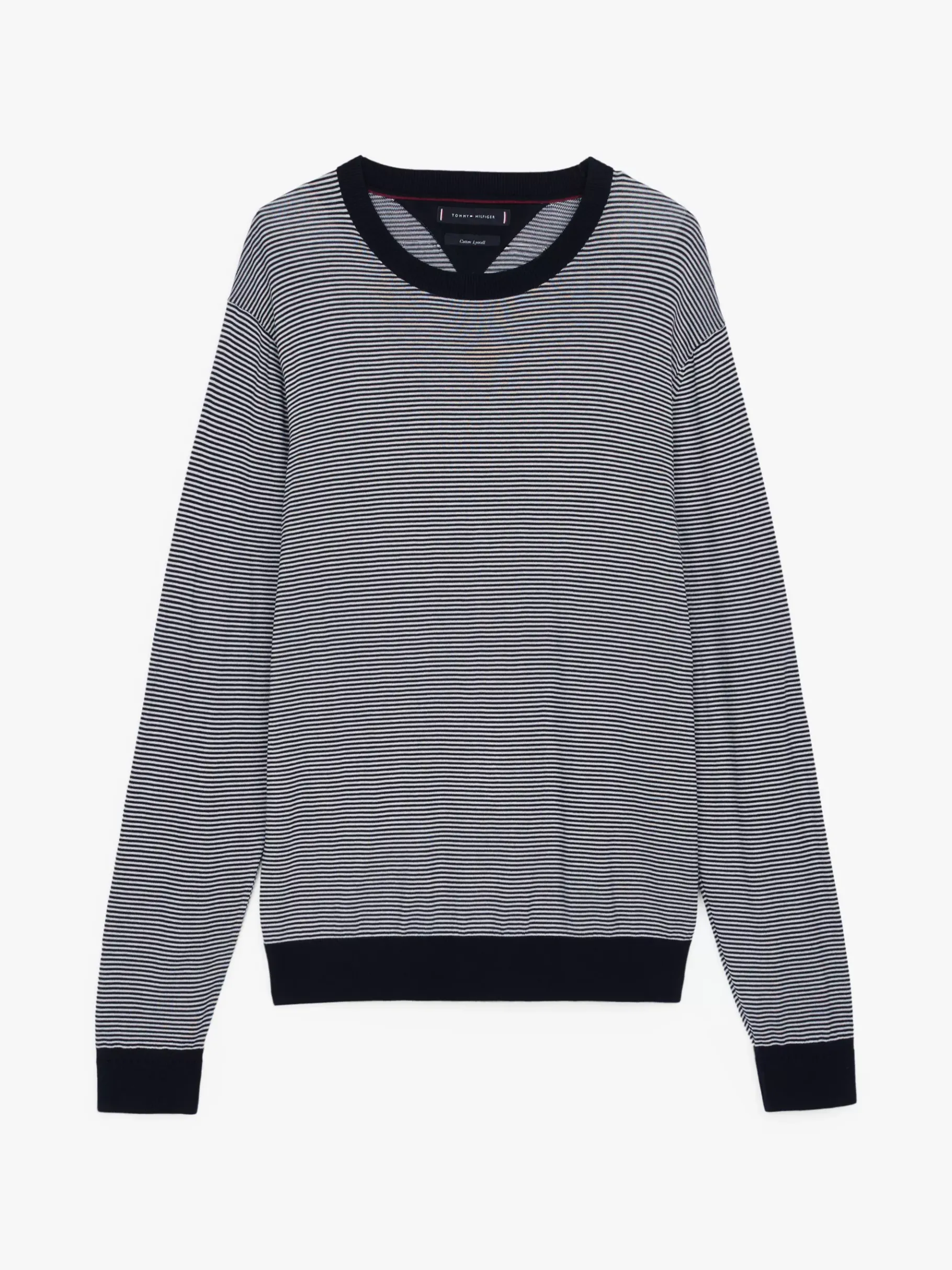 Tommy Hilfiger Smart Casual Rundhalspullover DESERT SKY/ IVORY Clearance