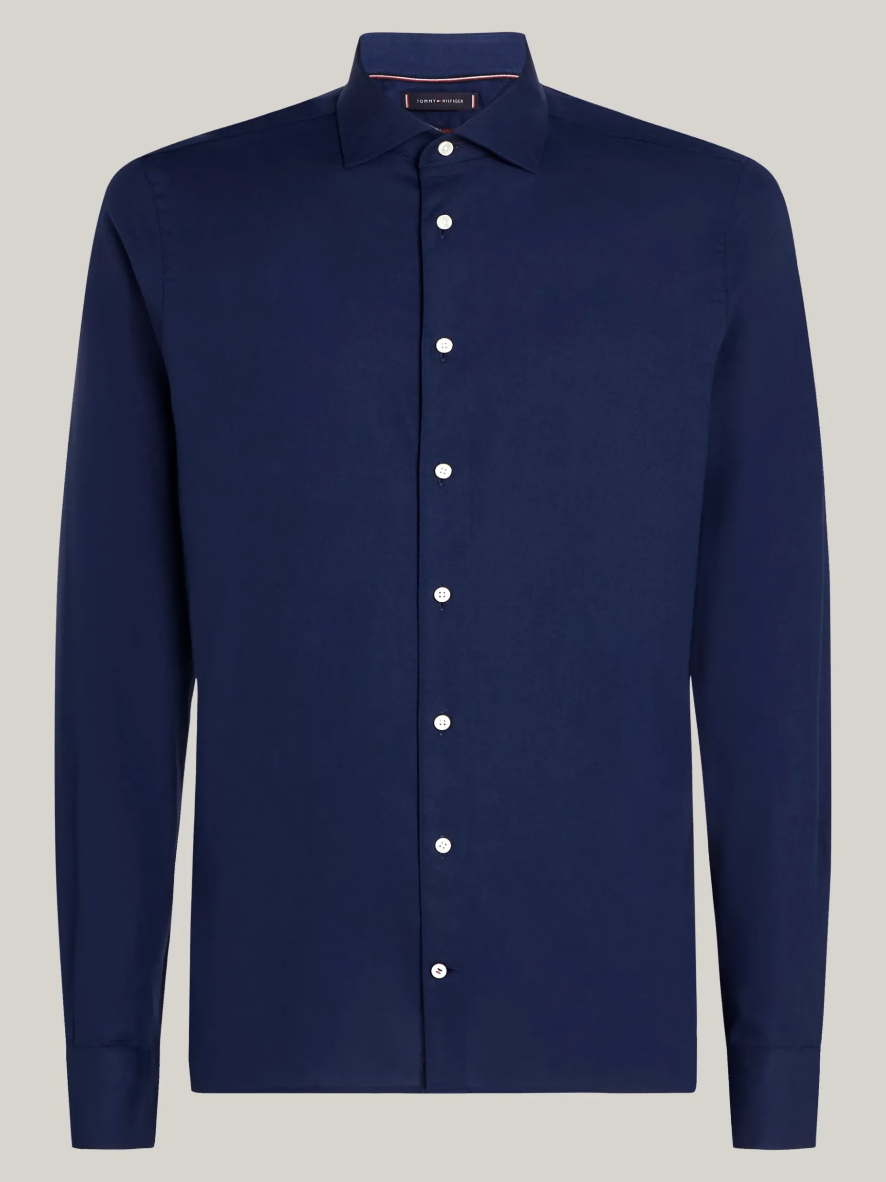 Tommy Hilfiger Smart Casual Slim Fit Dobby-Hemd CARBON NAVY Sale