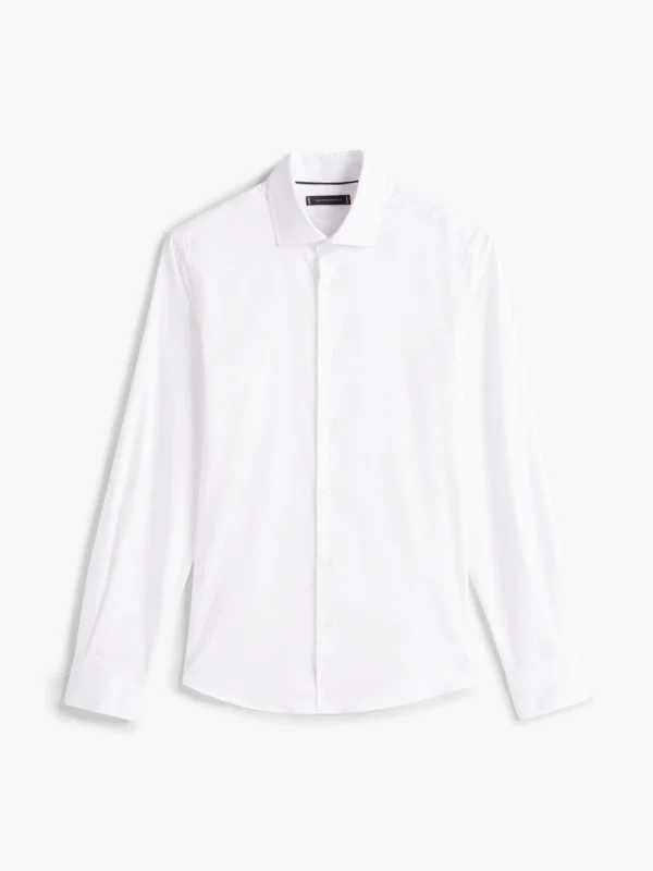 Tommy Hilfiger Smart Casual Slim Fit Hemd OPTIC WHITE Outlet