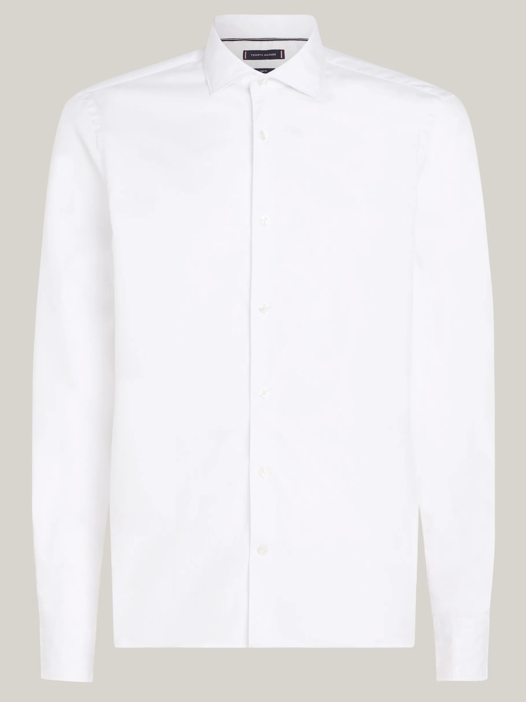 Tommy Hilfiger Smart Casual TH Flex Slim Fit Hemd OPTIC WHITE Cheap