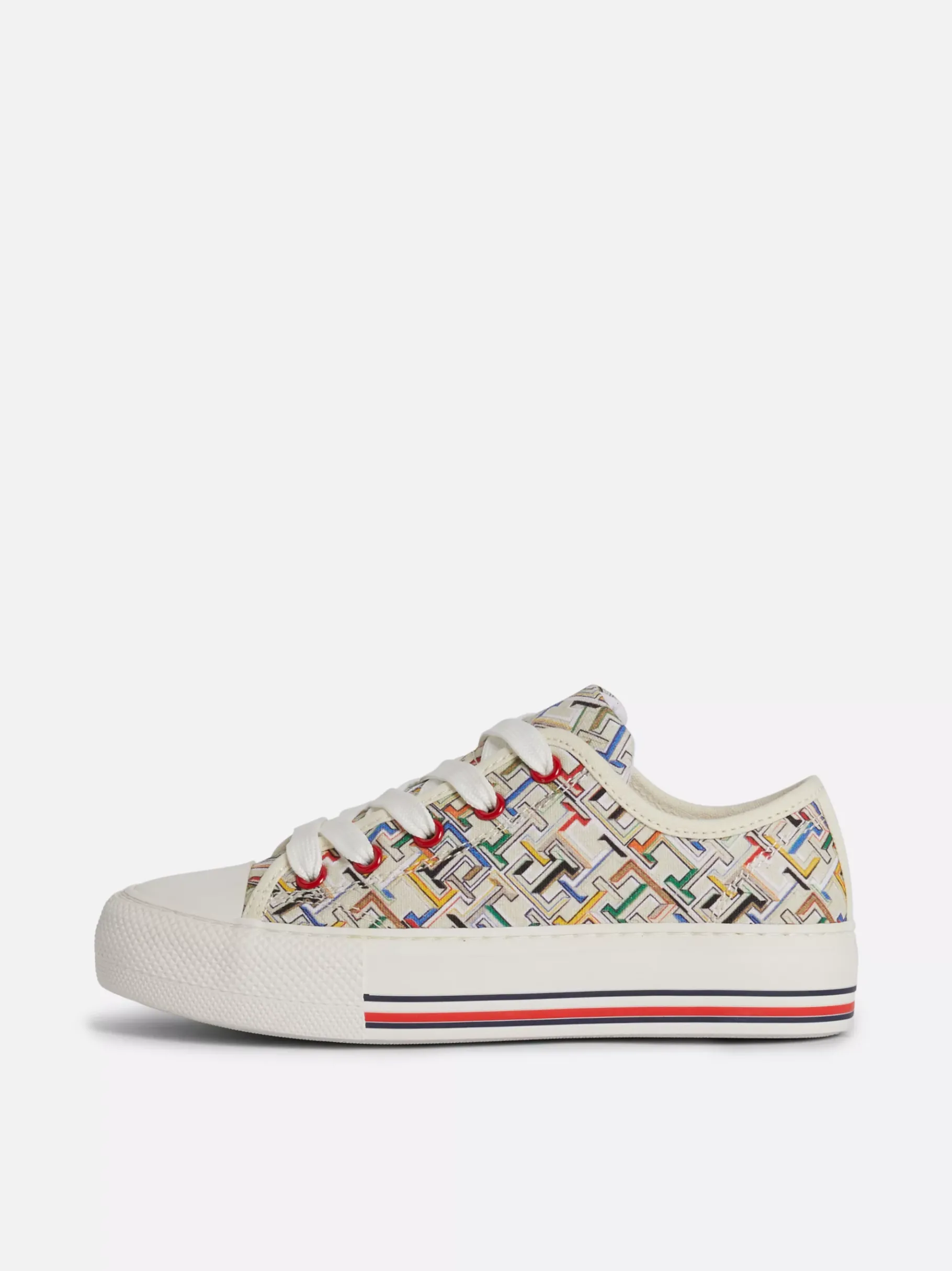 Tommy Hilfiger Sneaker aus Canvas mit TH-Monogramm-Print MULTICOLOR Shop