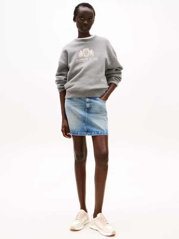 Tommy Hilfiger Sneaker aus Leder mit TH-Monogramm MISTY BLUSH Online