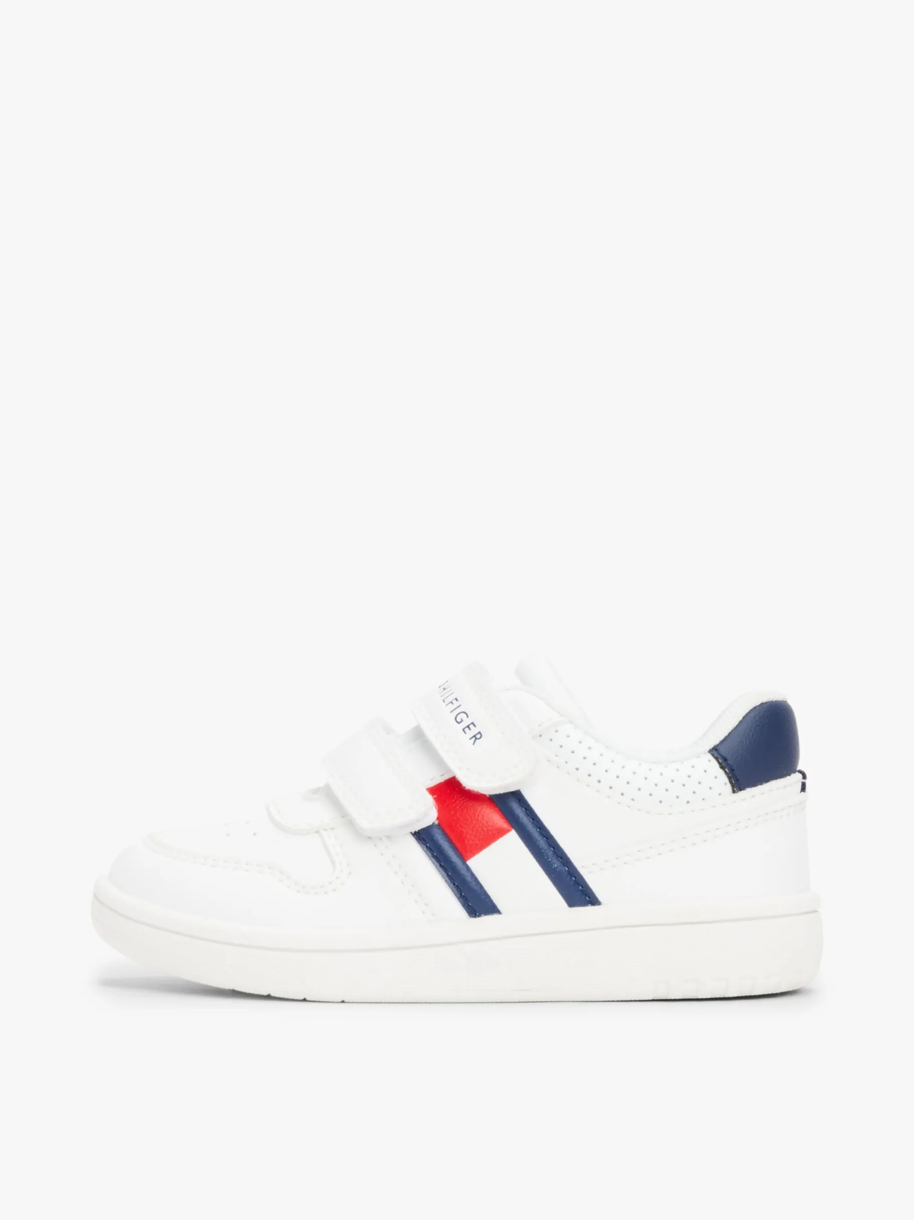 Tommy Hilfiger Sneaker mit Flag und Klettverschluss WHITE / BLUE Outlet