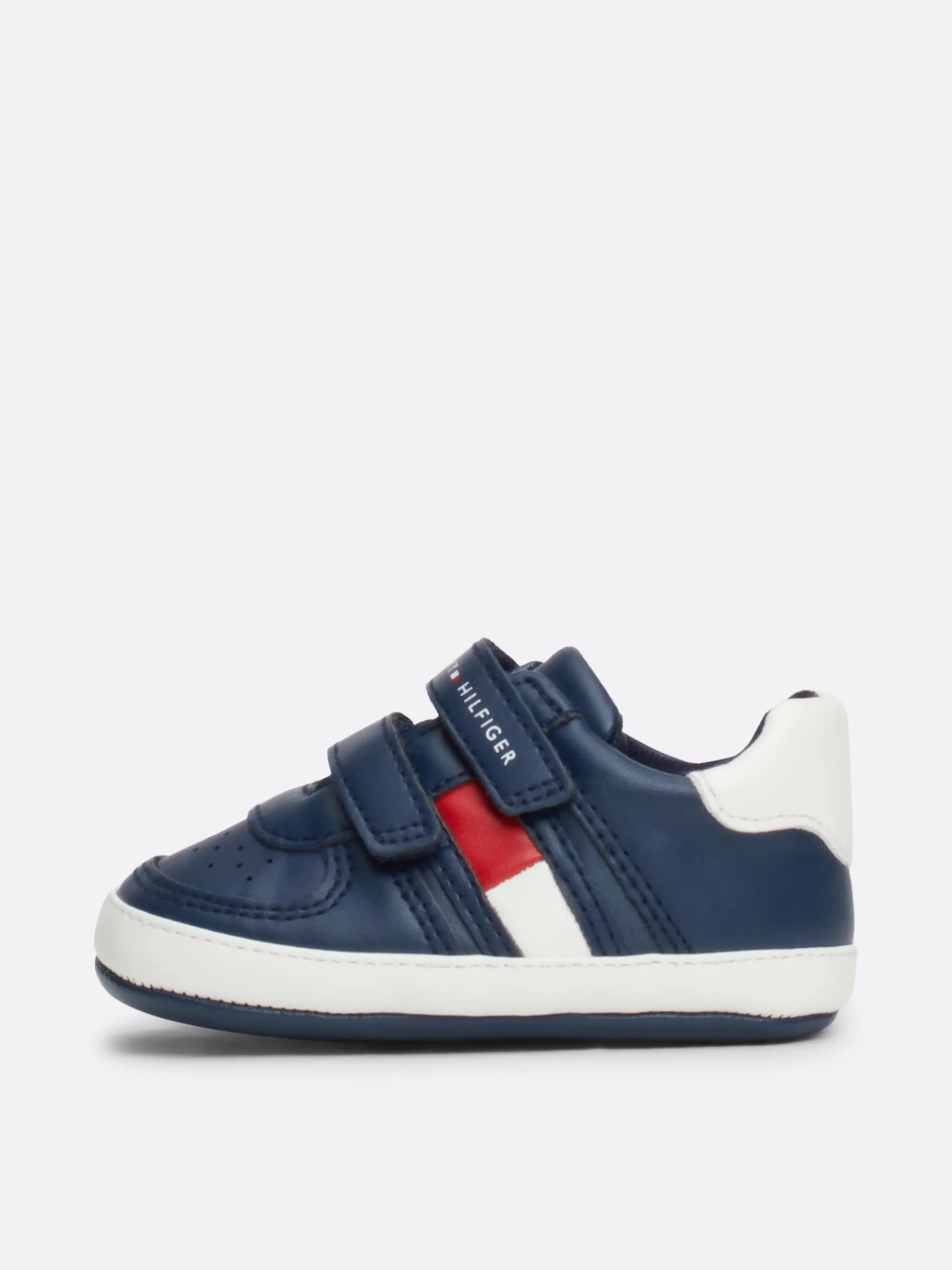 Tommy Hilfiger Sneaker mit Klettverschluss und Flag BLUE/OFF WHITE Best