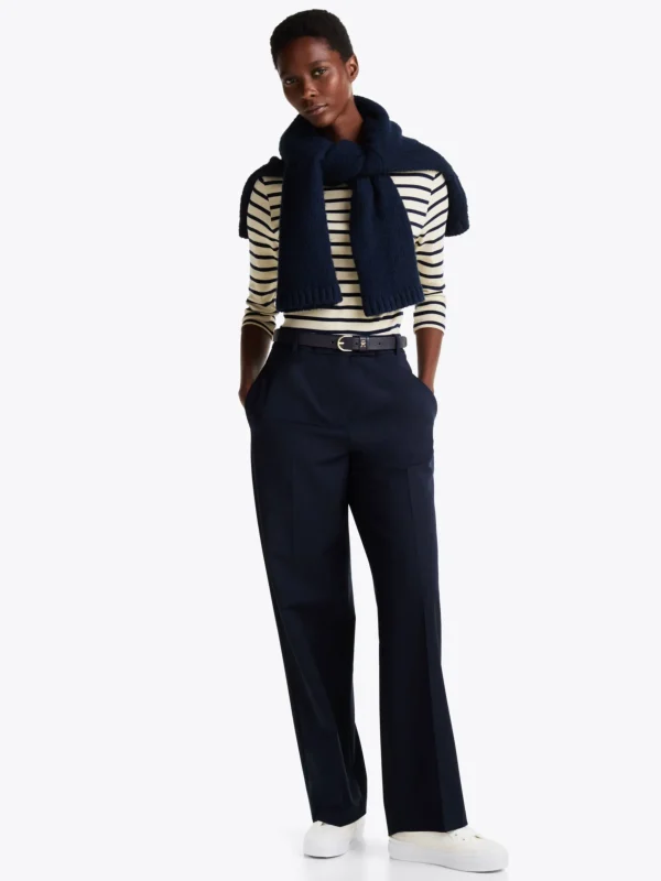 Tommy Hilfiger Sneaker mit Kontrast-Besatz ECRU Shop