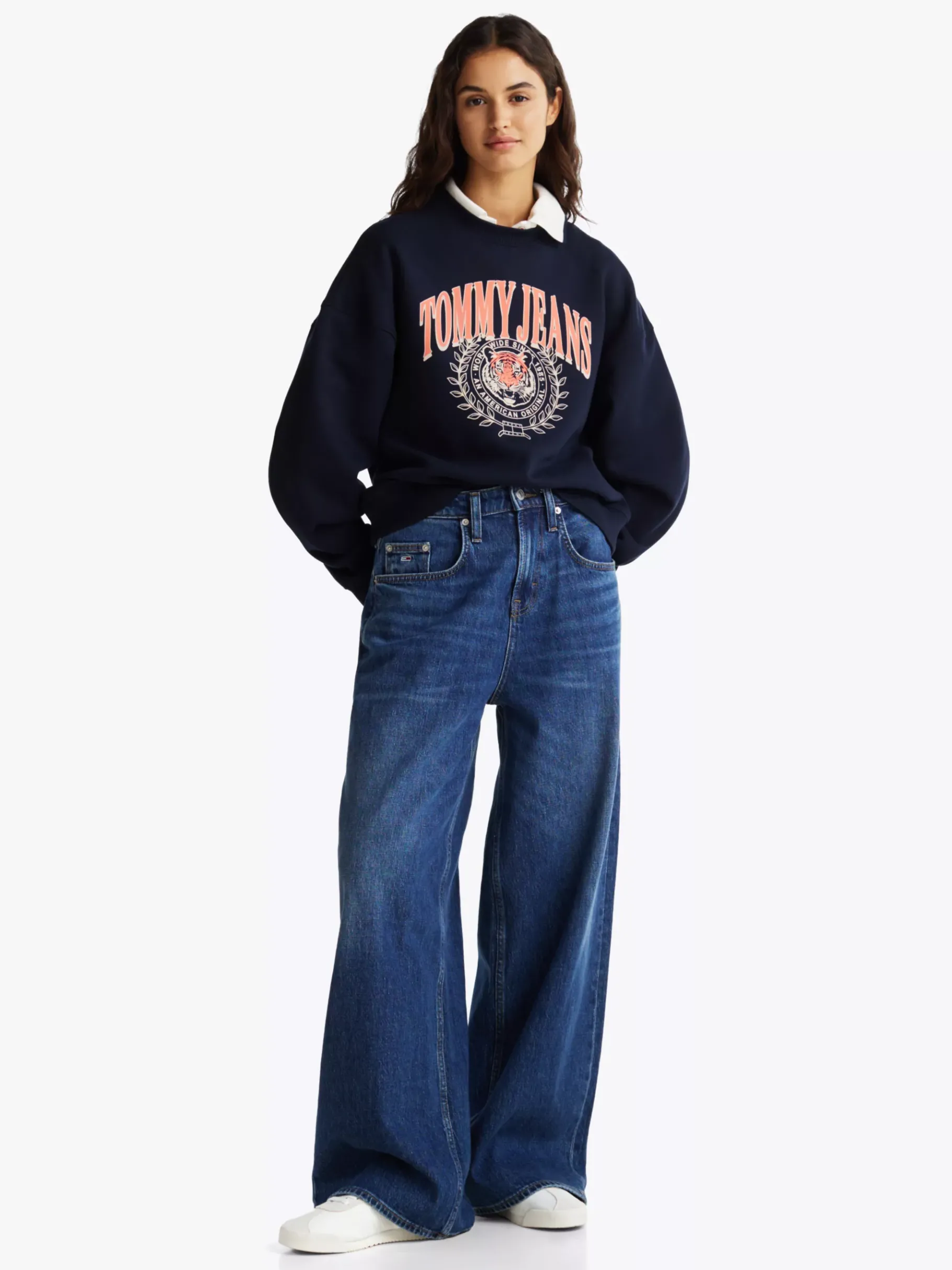 Tommy Hilfiger Sneaker mit Kontrast-Strukturen ECRU New