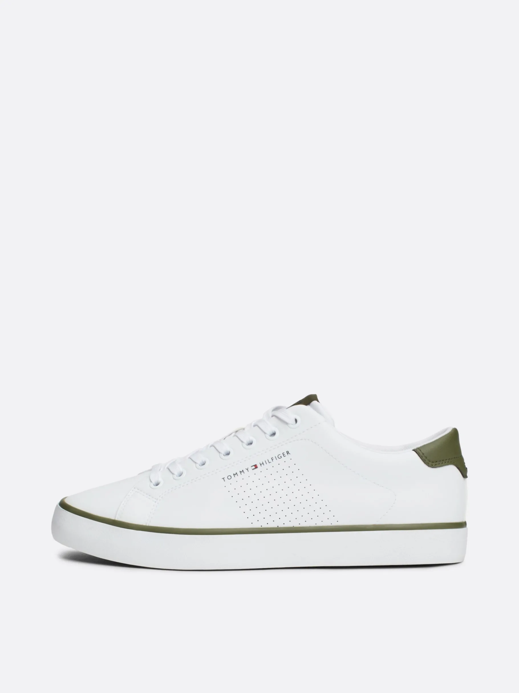 Tommy Hilfiger Sneaker mit Lüftungsdetail und Logo WHITE Cheap