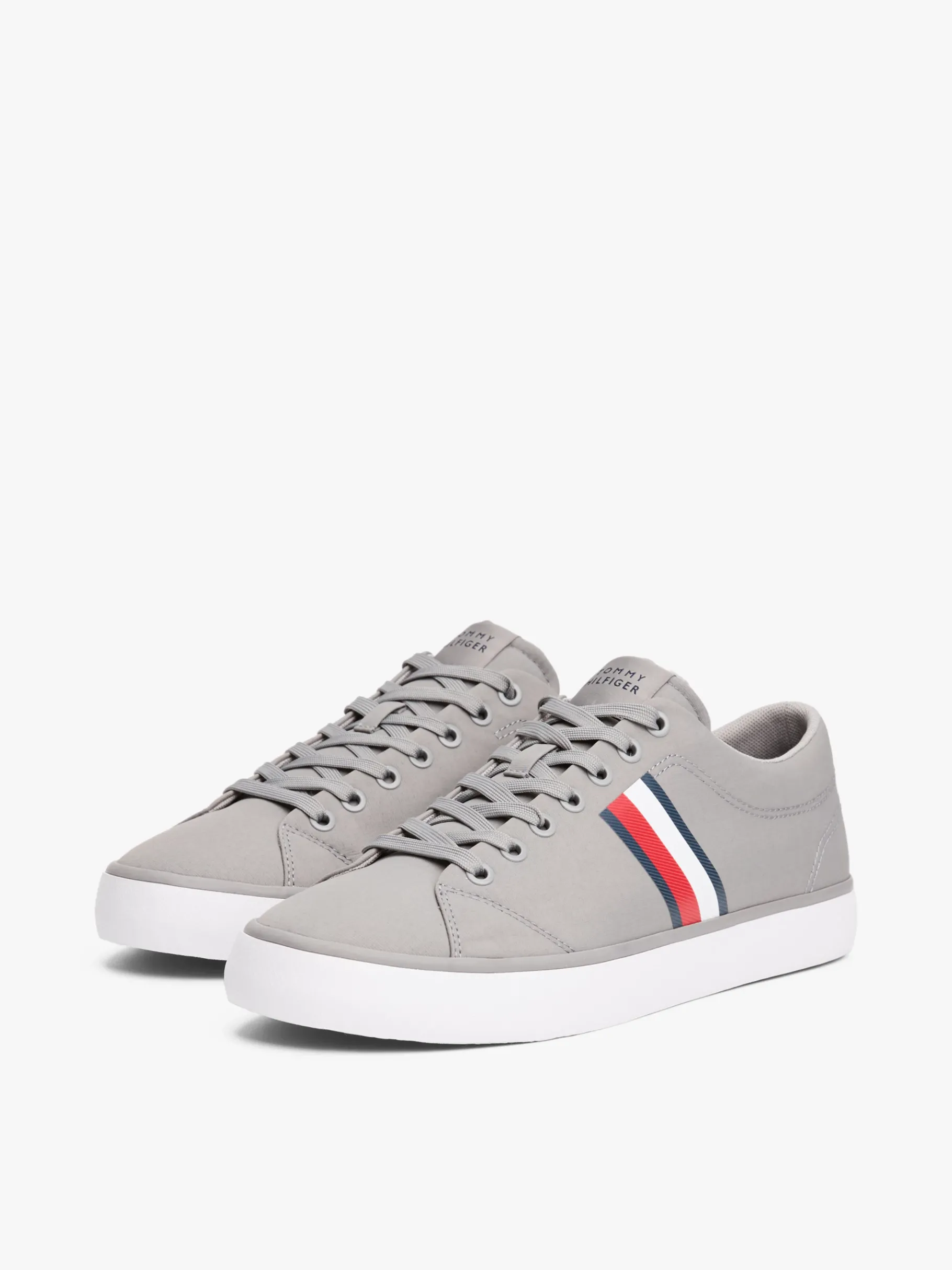 Tommy Hilfiger Sneaker mit Logo-Tape UNIVERSAL GREY Clearance