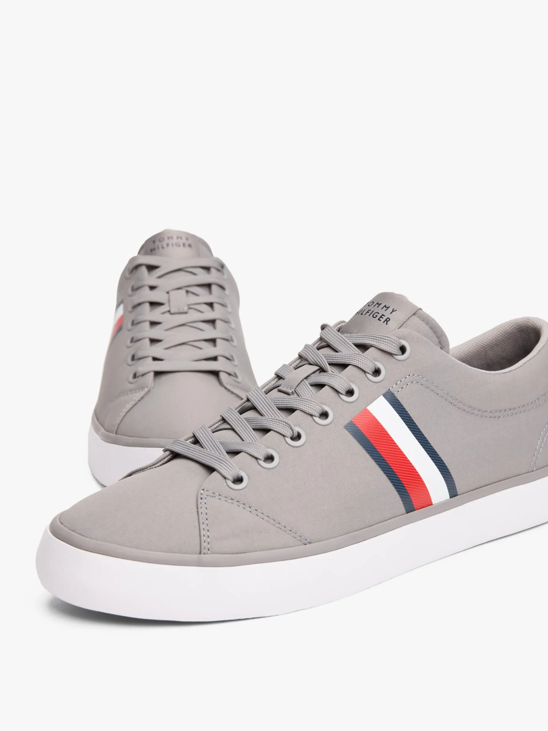 Tommy Hilfiger Sneaker mit Logo-Tape UNIVERSAL GREY Clearance