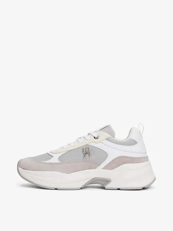 Tommy Hilfiger Sneaker mit TH-Monogramm und klobiger Sohle STERLING GREY Best