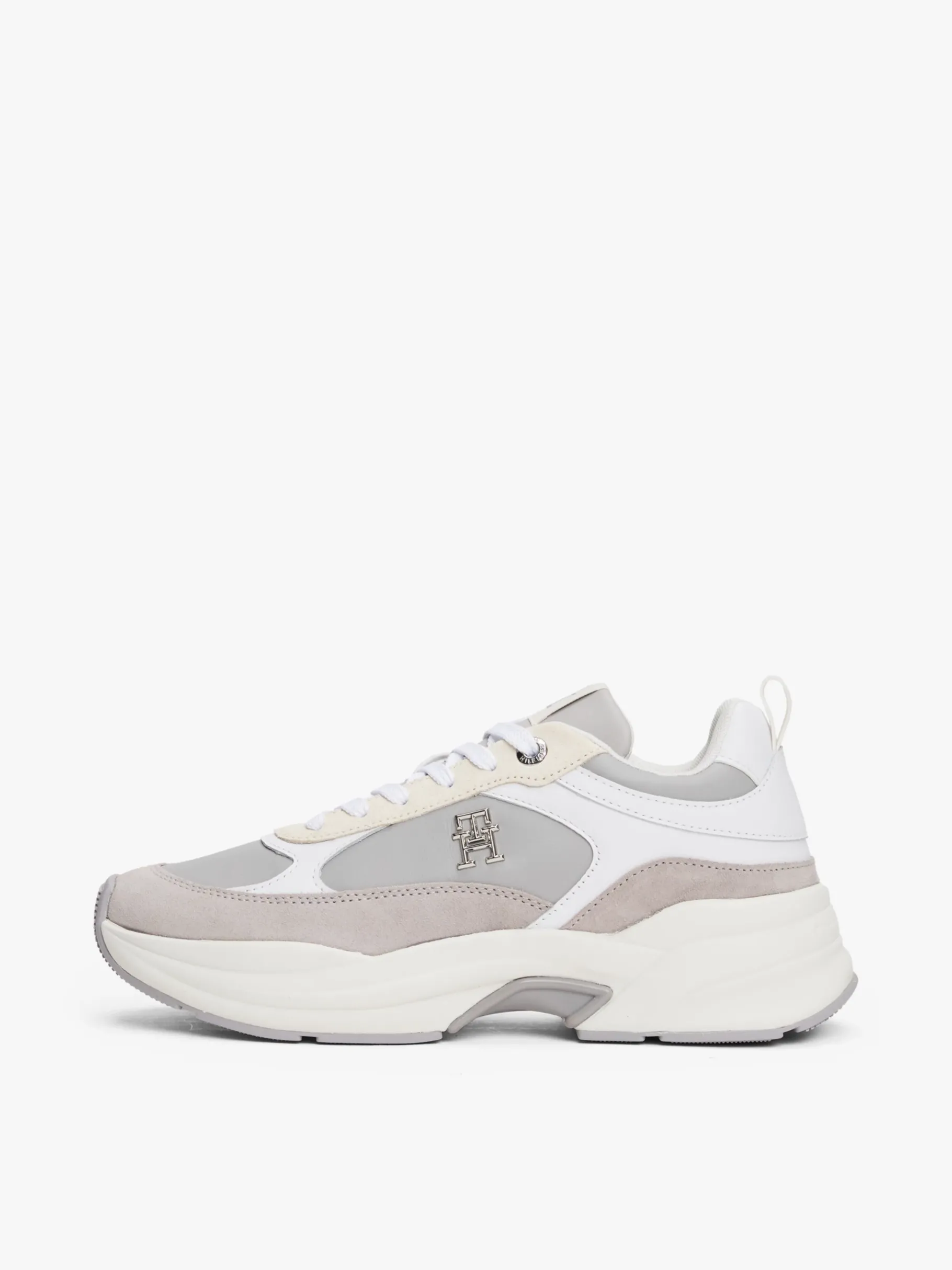 Tommy Hilfiger Sneaker mit TH-Monogramm und klobiger Sohle STERLING GREY Best