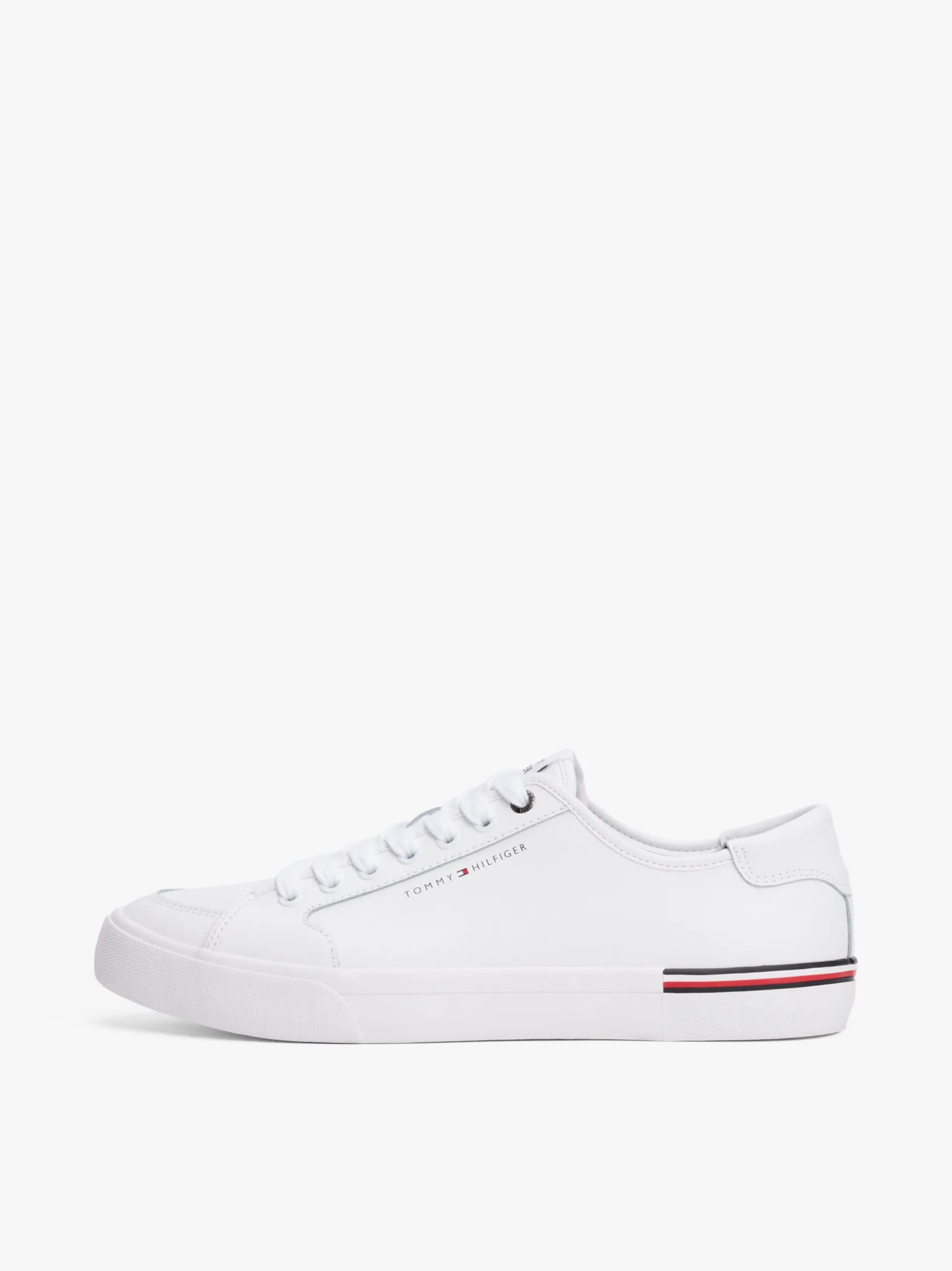 Tommy Hilfiger Sneaker mit tiefgeprägtem Logo WHITE Cheap